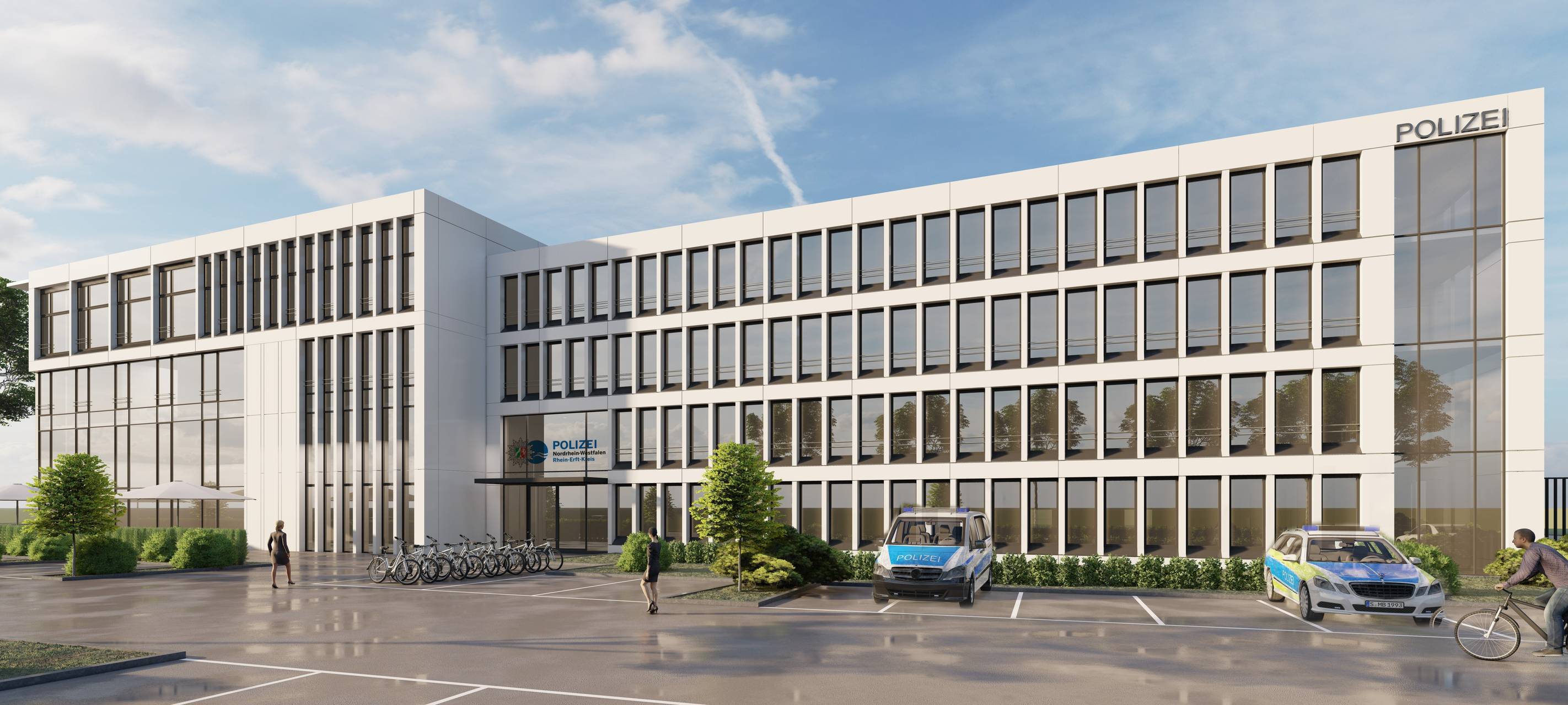 Bergheim: Neues Polizeidienstgebäude im modernen Design