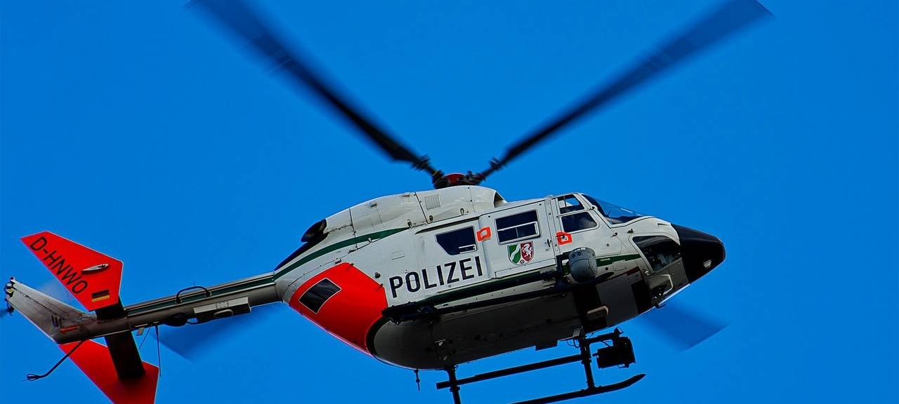 Bergheim: Polizeihubschrauber sucht Vermisste