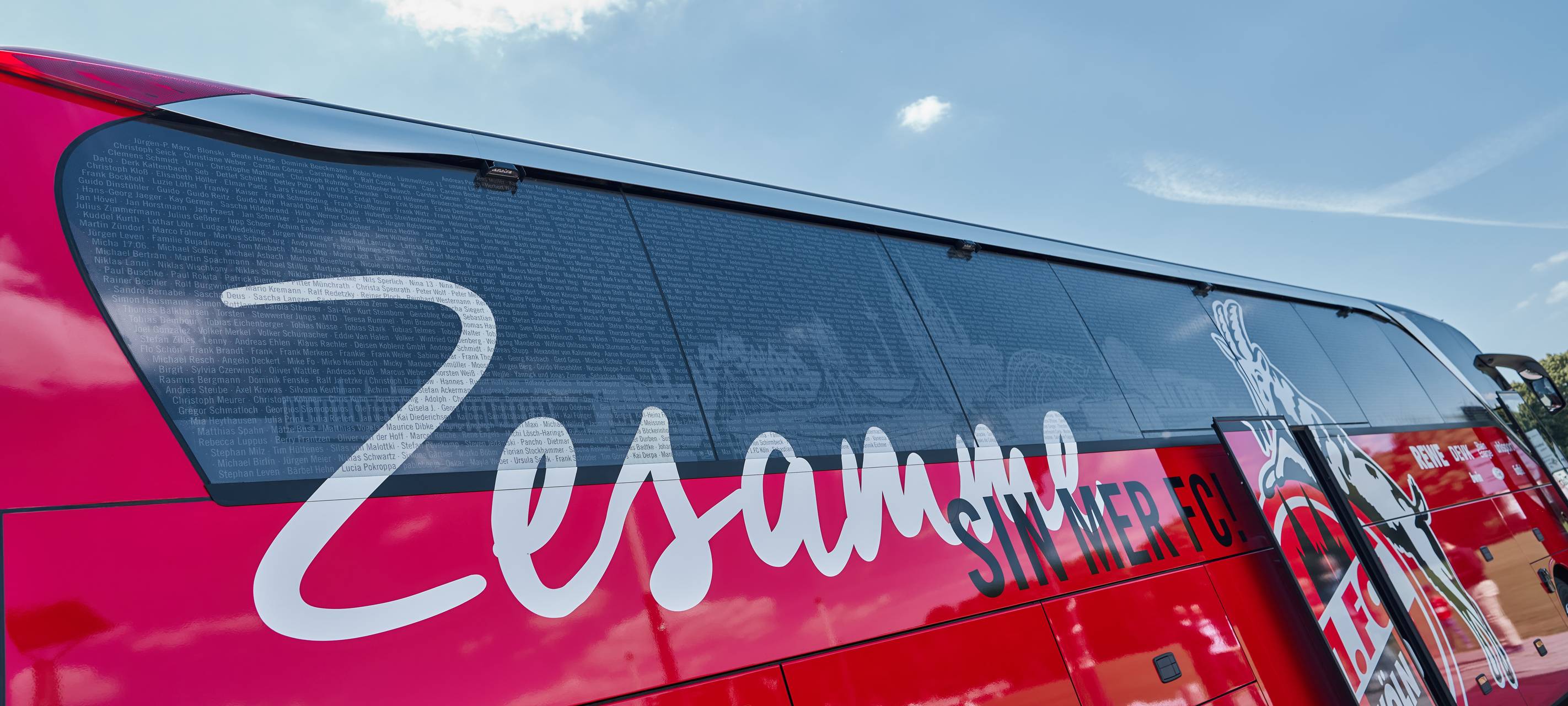Das ist der neue Mannschaftsbus des 1. FC-Köln