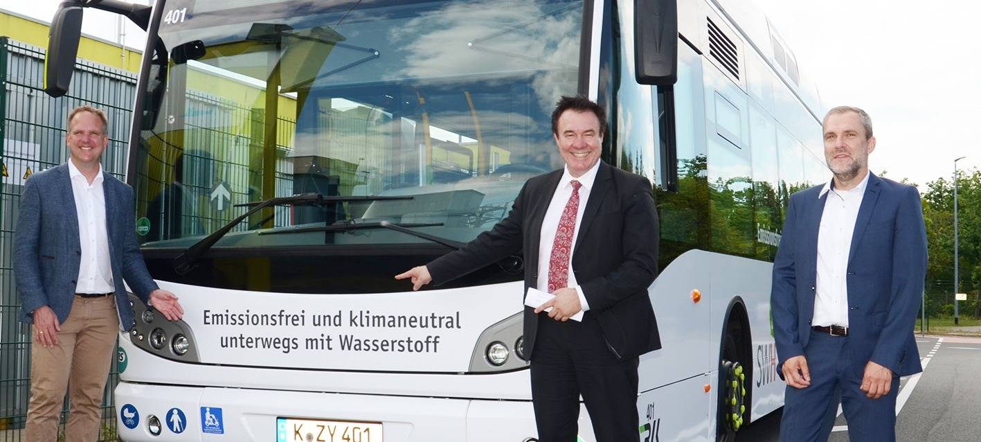 Hürth: Ab Sommer größte Busflotte mit Wasserstoffantrieb