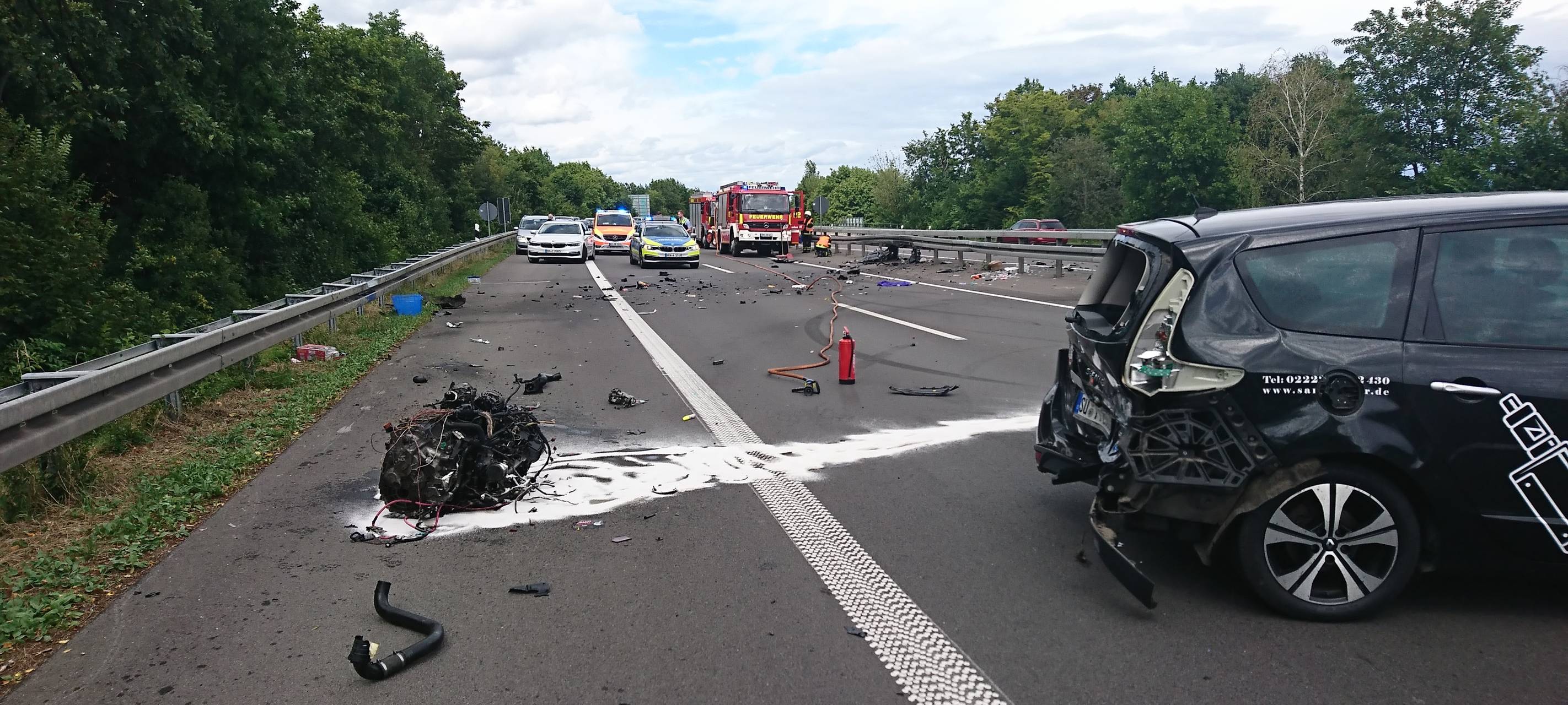 Brühl: Unfall auf der A553