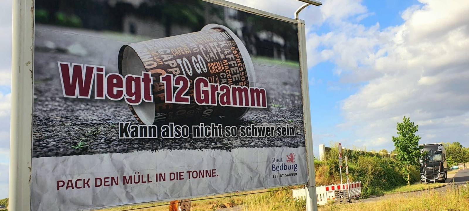 Bedburg: Pack den Müll in die Tonne-Aktion