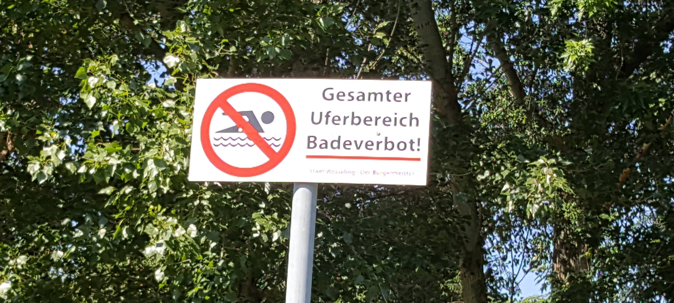 Pulheim: Baden im Pulheimer See verboten