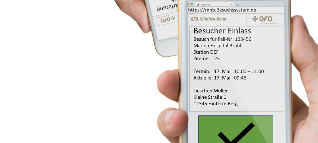 Brühl: Online Besuchstermin im Marienhospital buchen