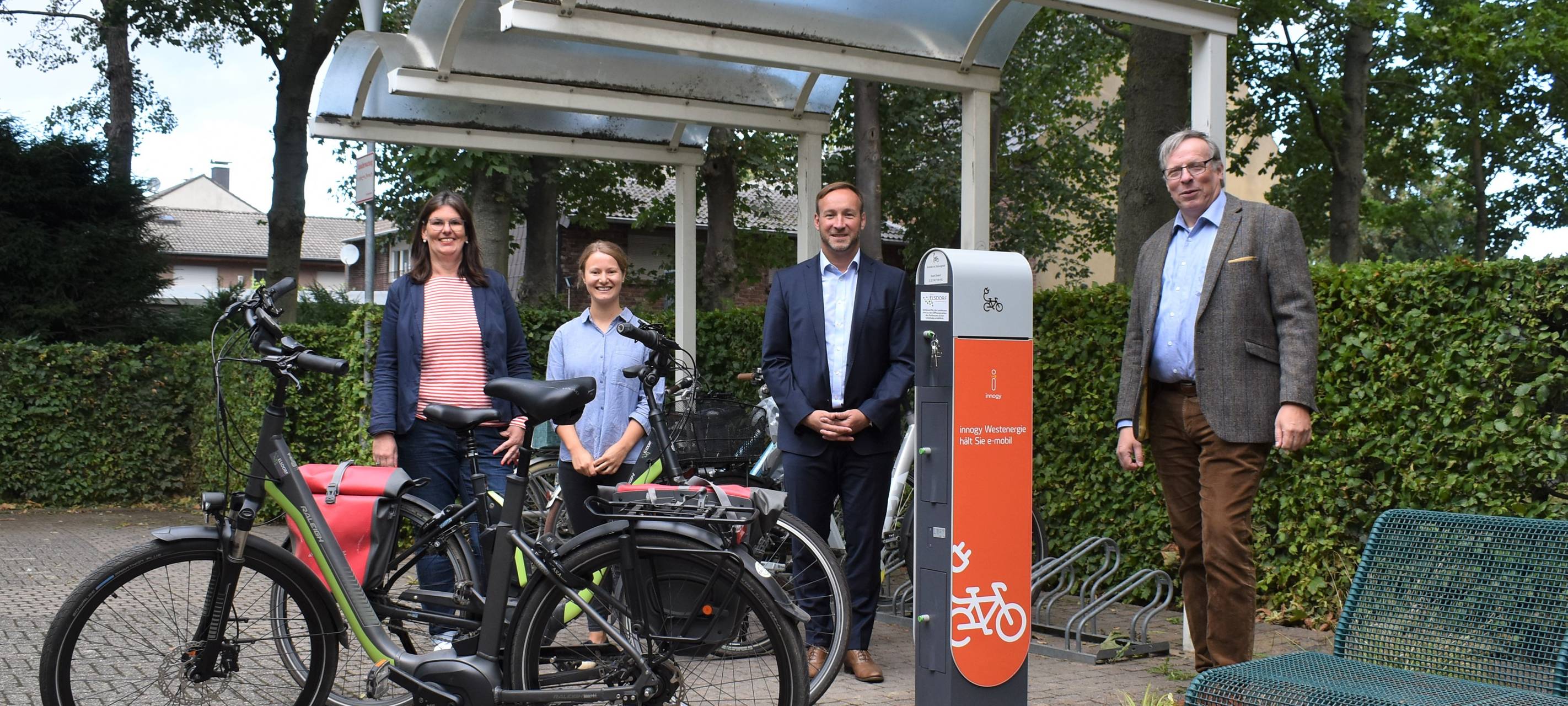 Elsdorf: Neue Aufladestation fürs E-Bike