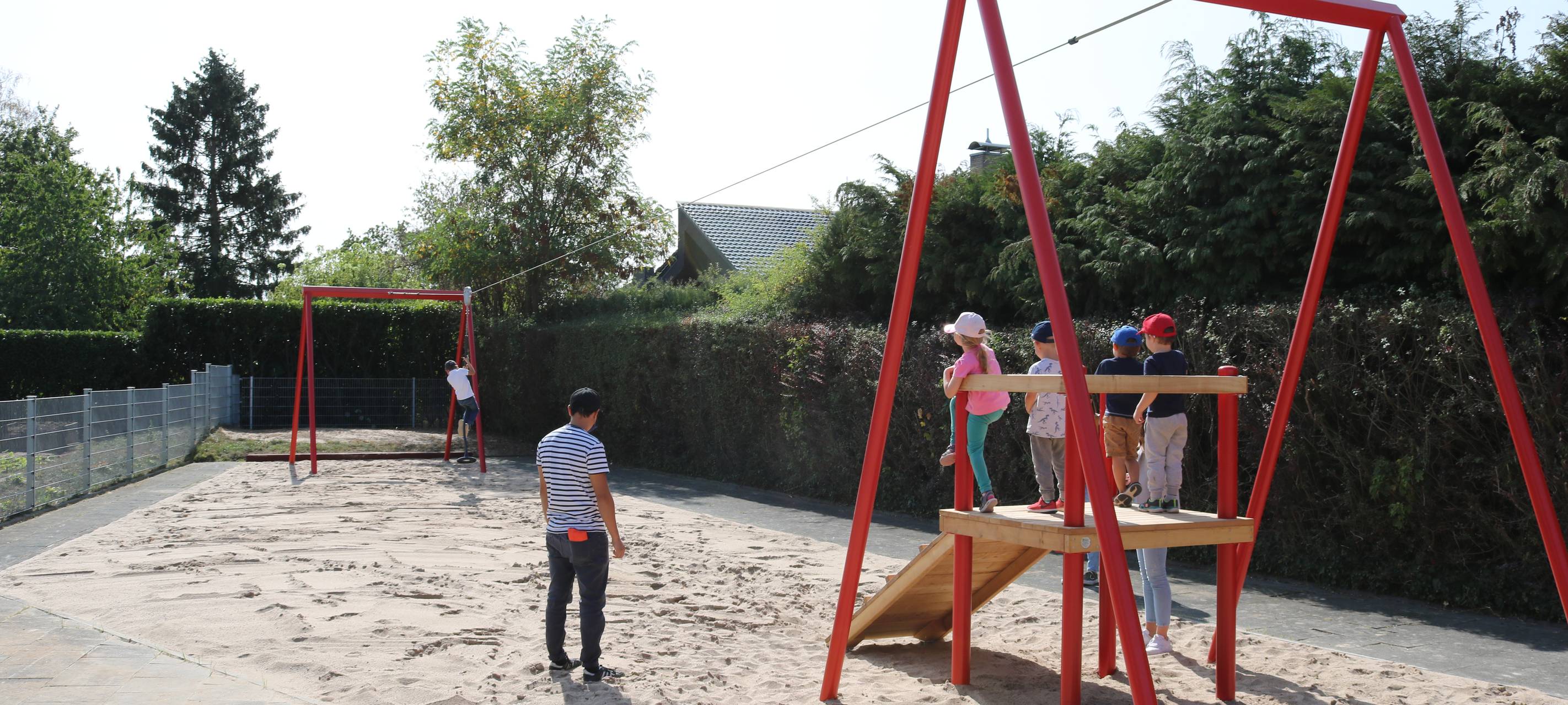 Wesseling: Neuer Feuerwehrspielplatz eröffnet