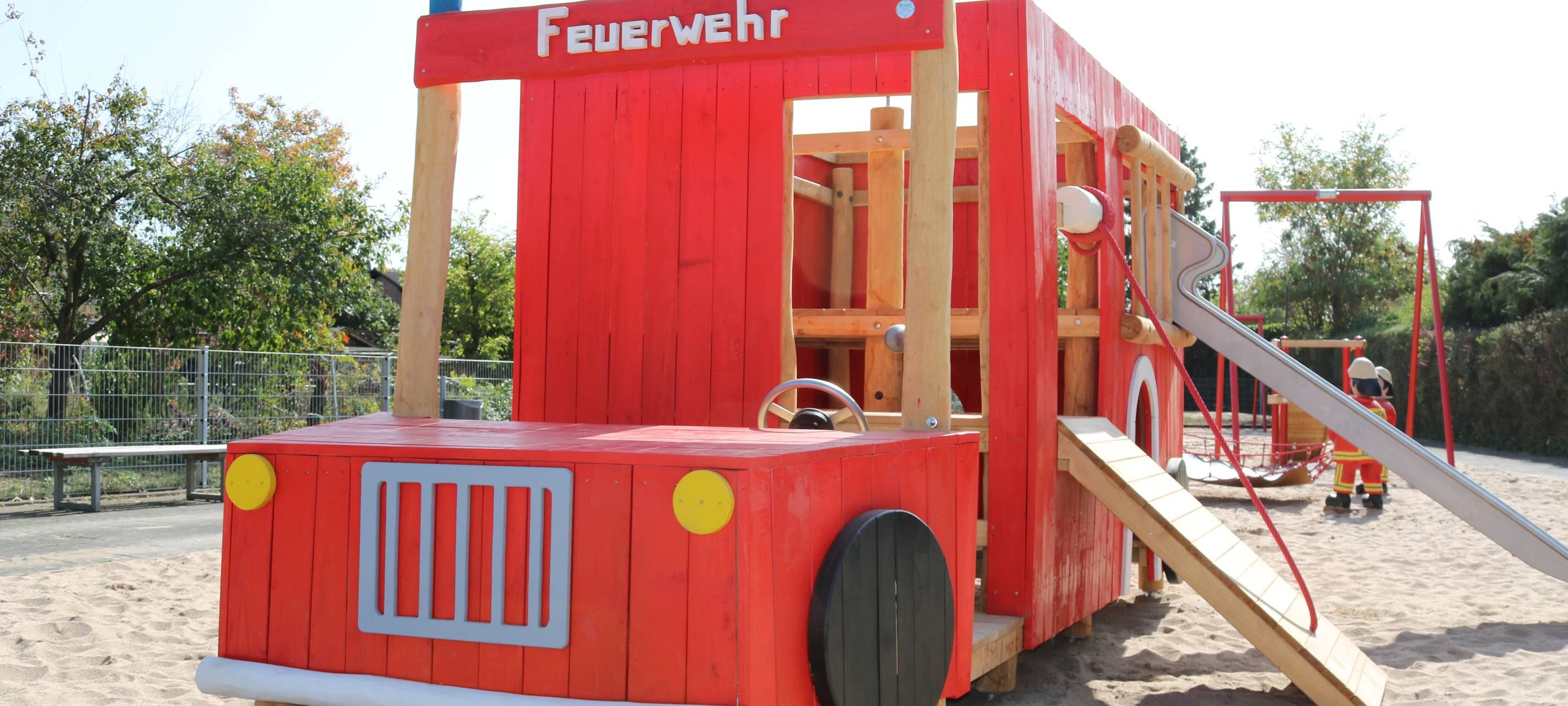 Wesseling: Neuer Feuerwehrspielplatz eröffnet