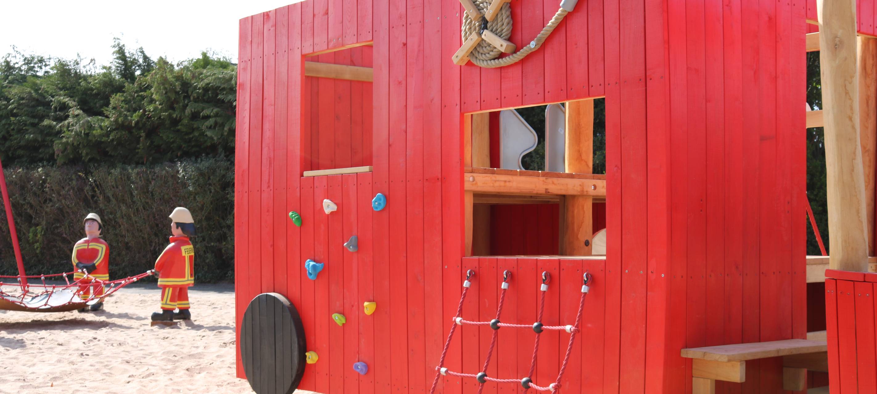 Wesseling: Neuer Feuerwehrspielplatz eröffnet