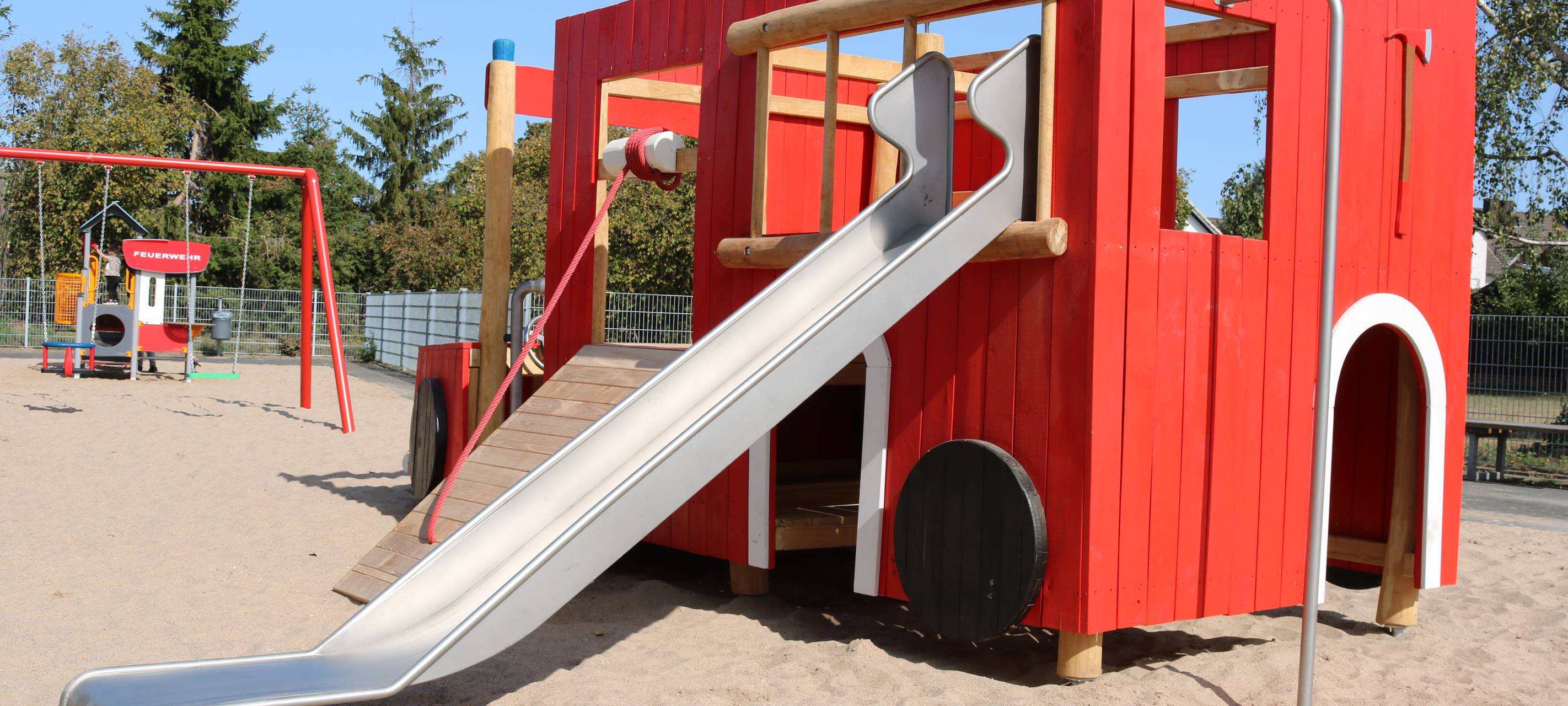Wesseling: Neuer Feuerwehrspielplatz eröffnet