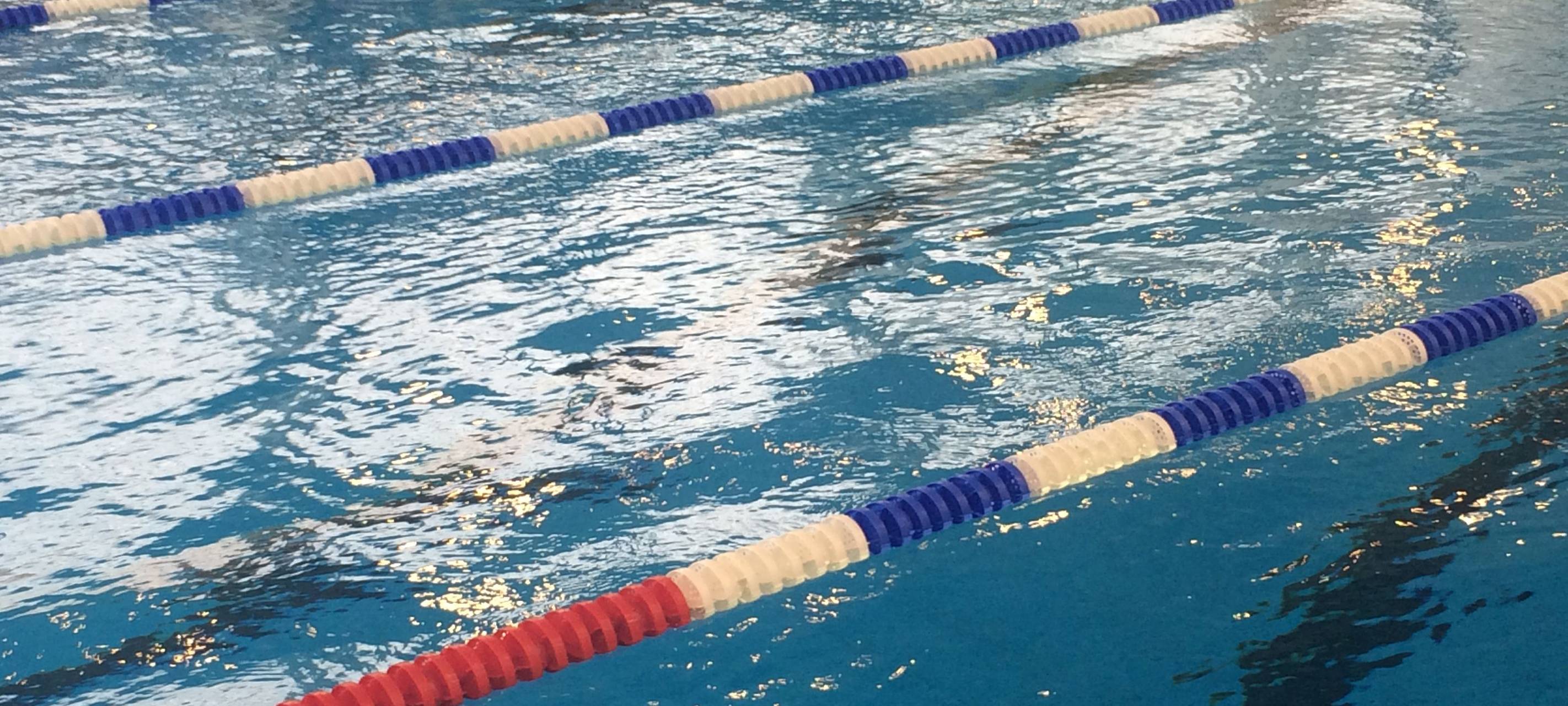 Weniger Bahnen für Schwimmer in der Aquarena