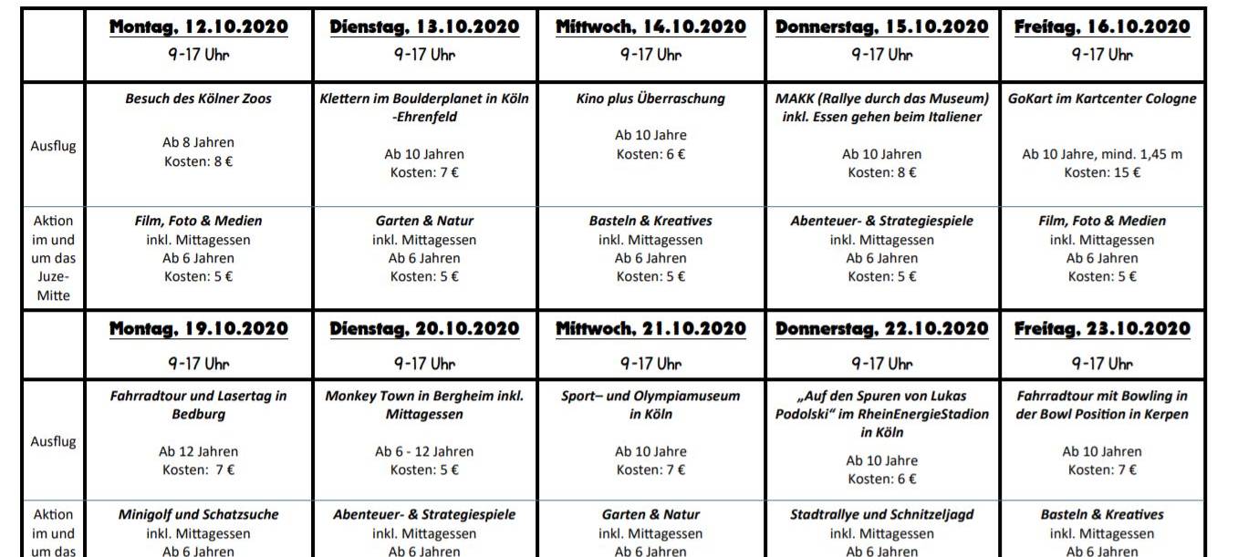 Bergheim: Herbstferien-Programm für Kinder - Anmeldung läuft