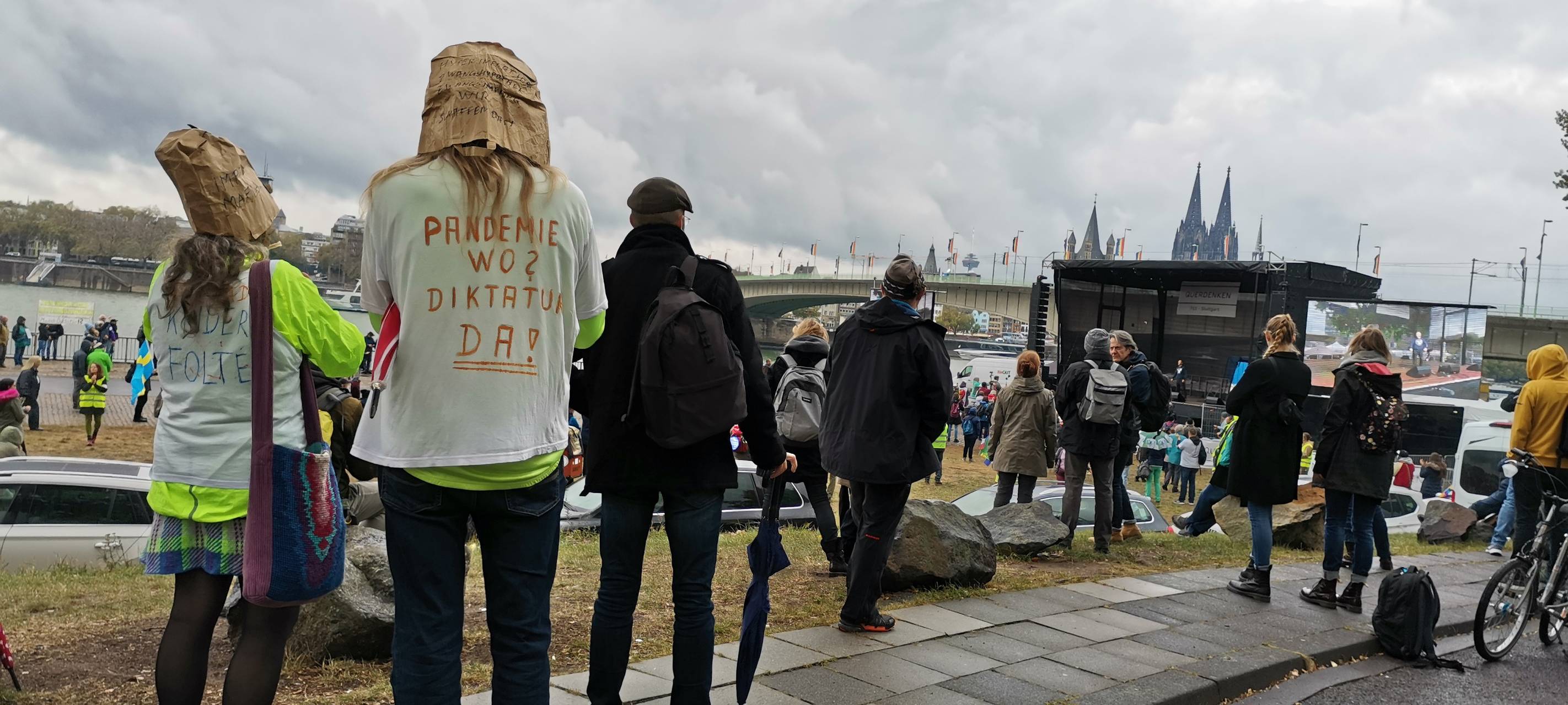 Köln: Deutlich weniger Teilnehmer bei Querdenker-Demo