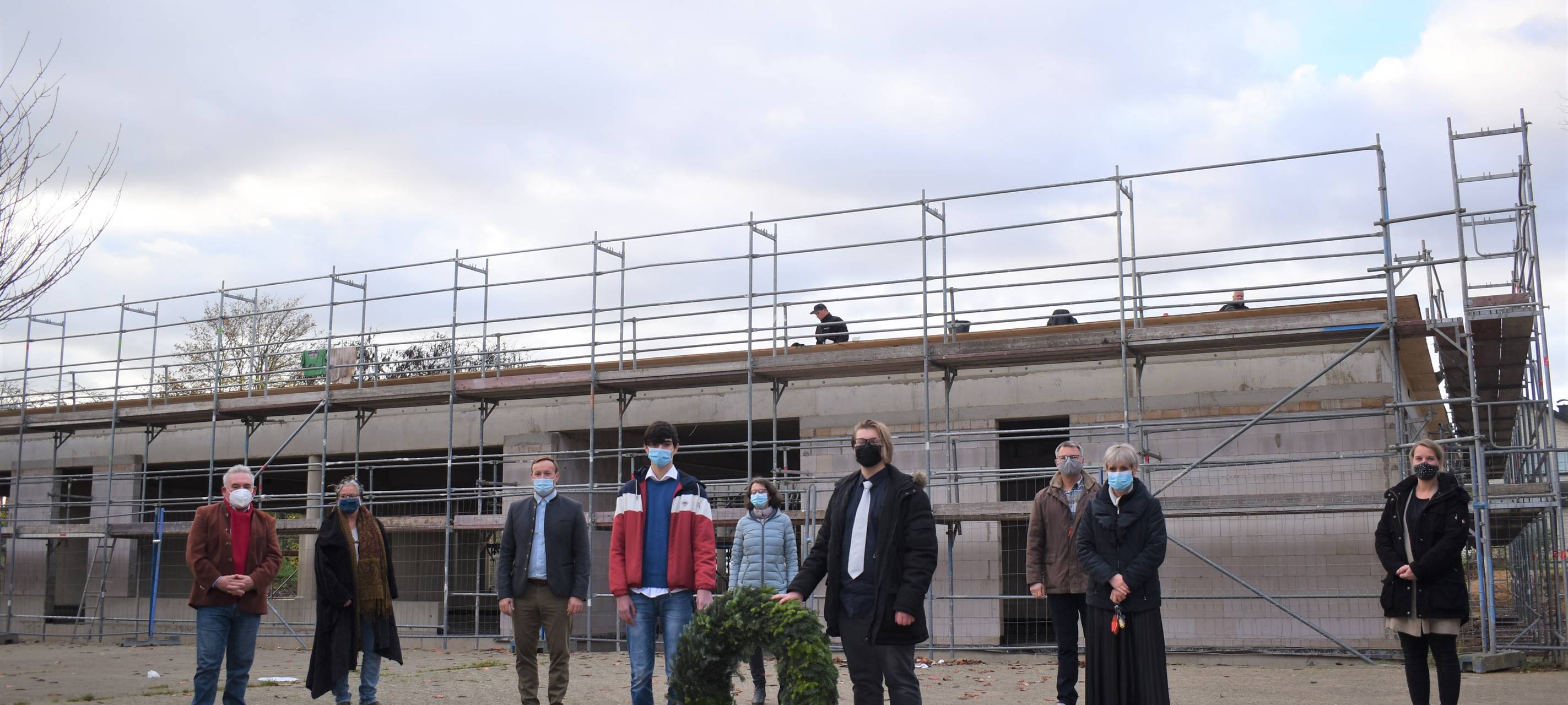 Elsdorf: Richtfest an der Gesamtschule