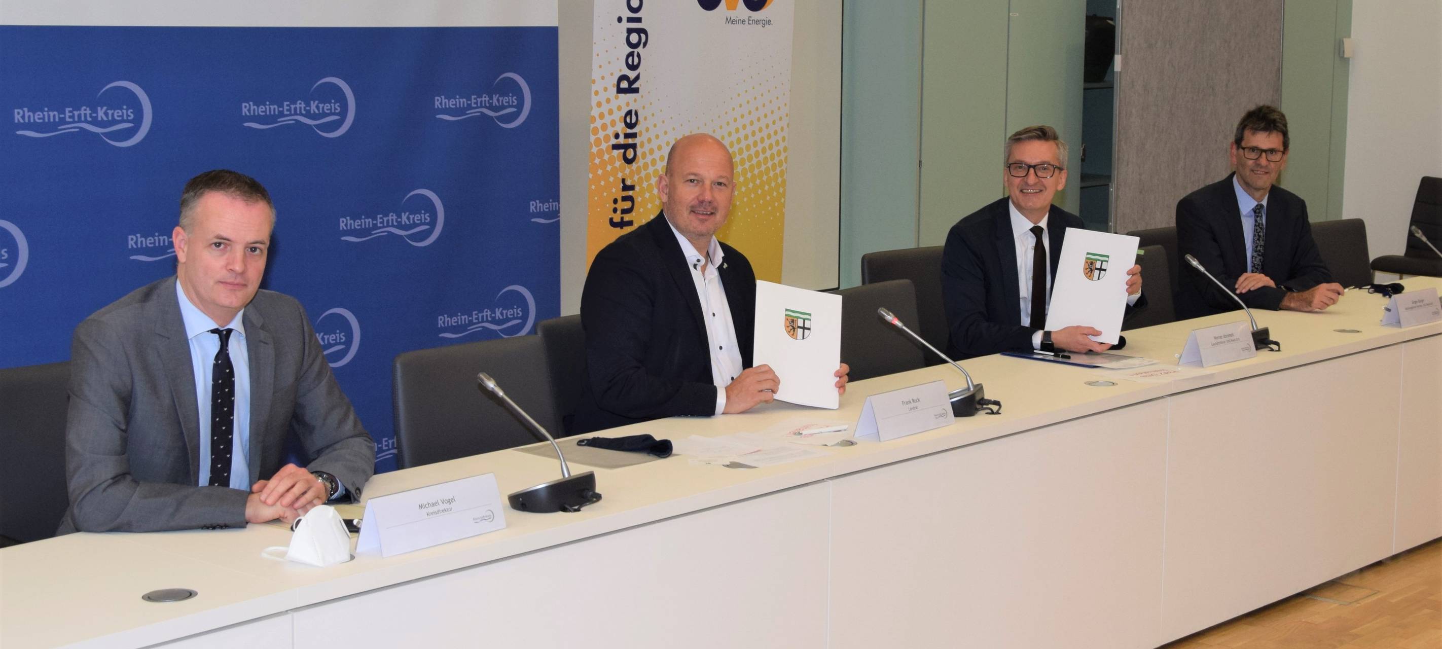 Rhein-Erft: Neuer Erdgasliefervertrag mit grünem Wasserstoff