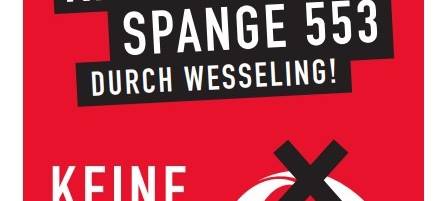Wesseling: Demonstration gegen Rheinspange