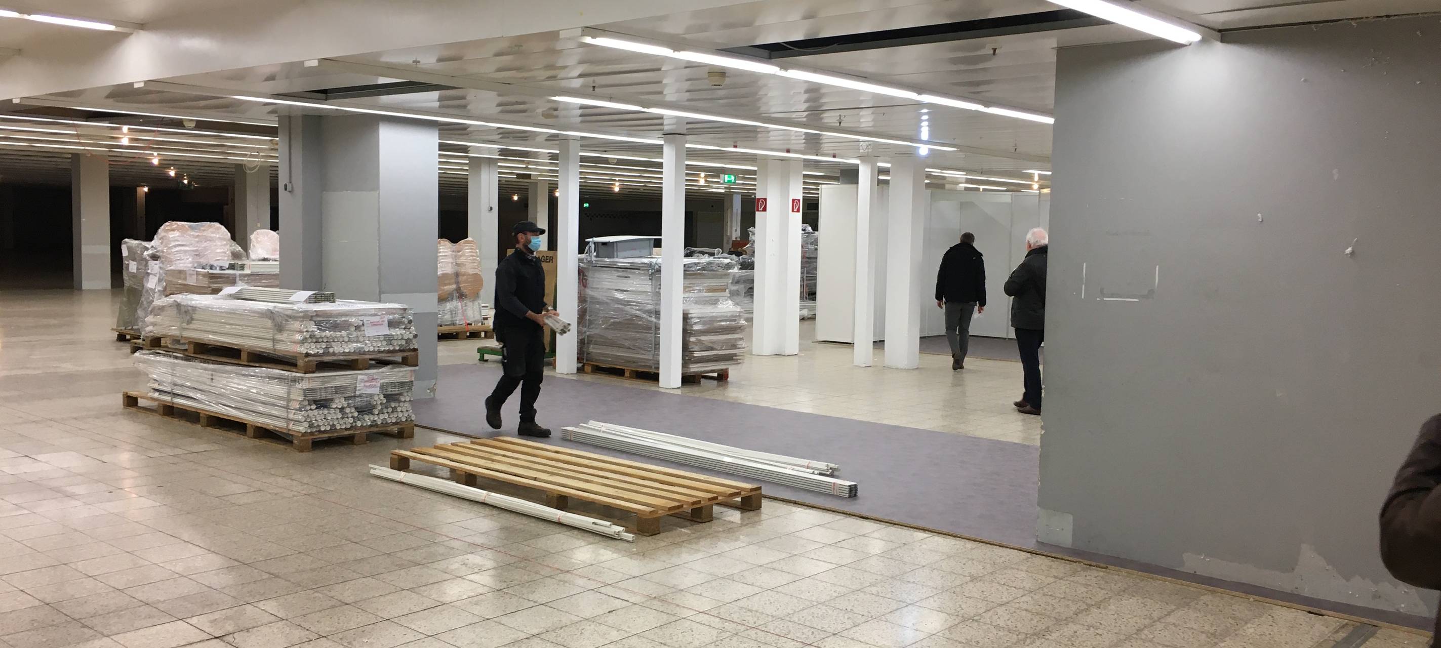 Hürth: Impfzentrum Ende der Woche fertig