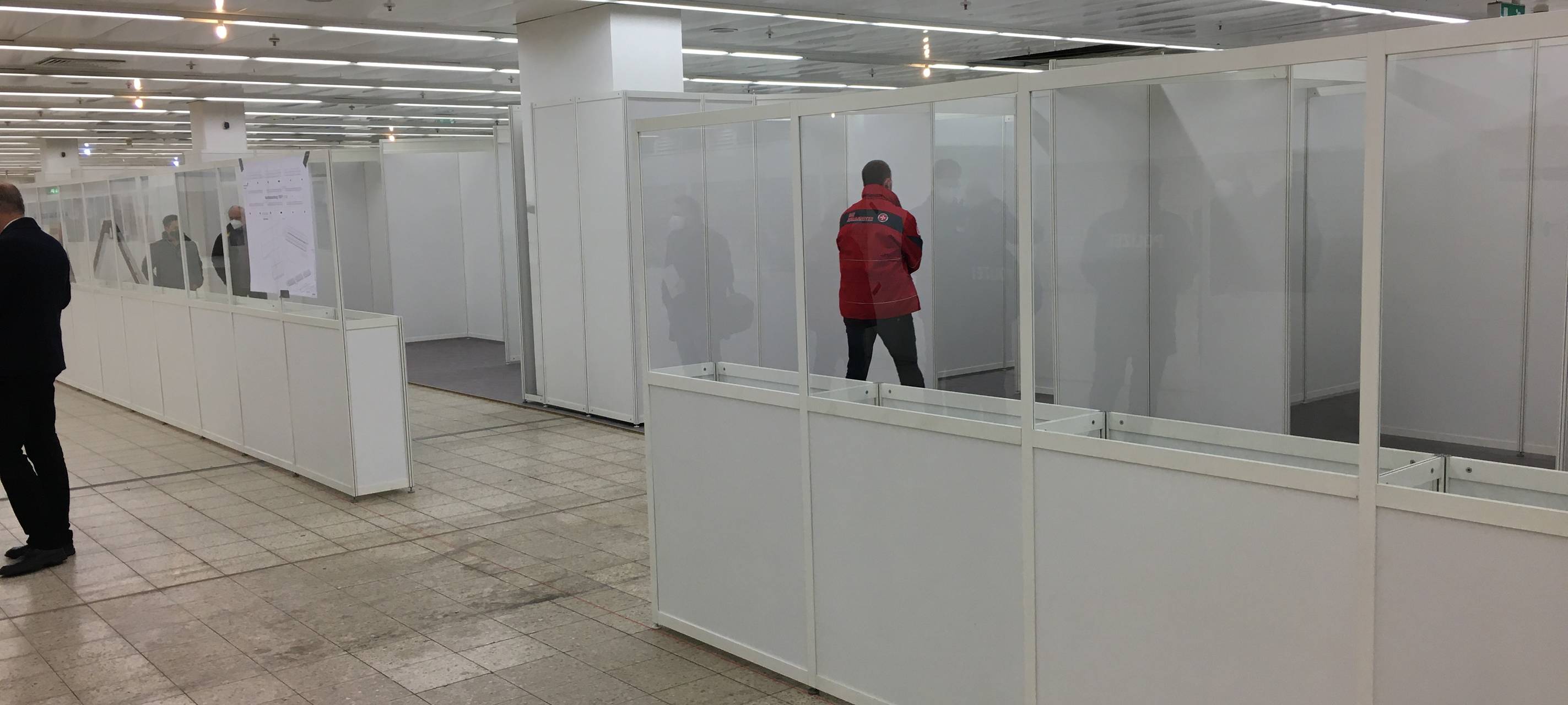 Hürth: Impfzentrum Ende der Woche fertig