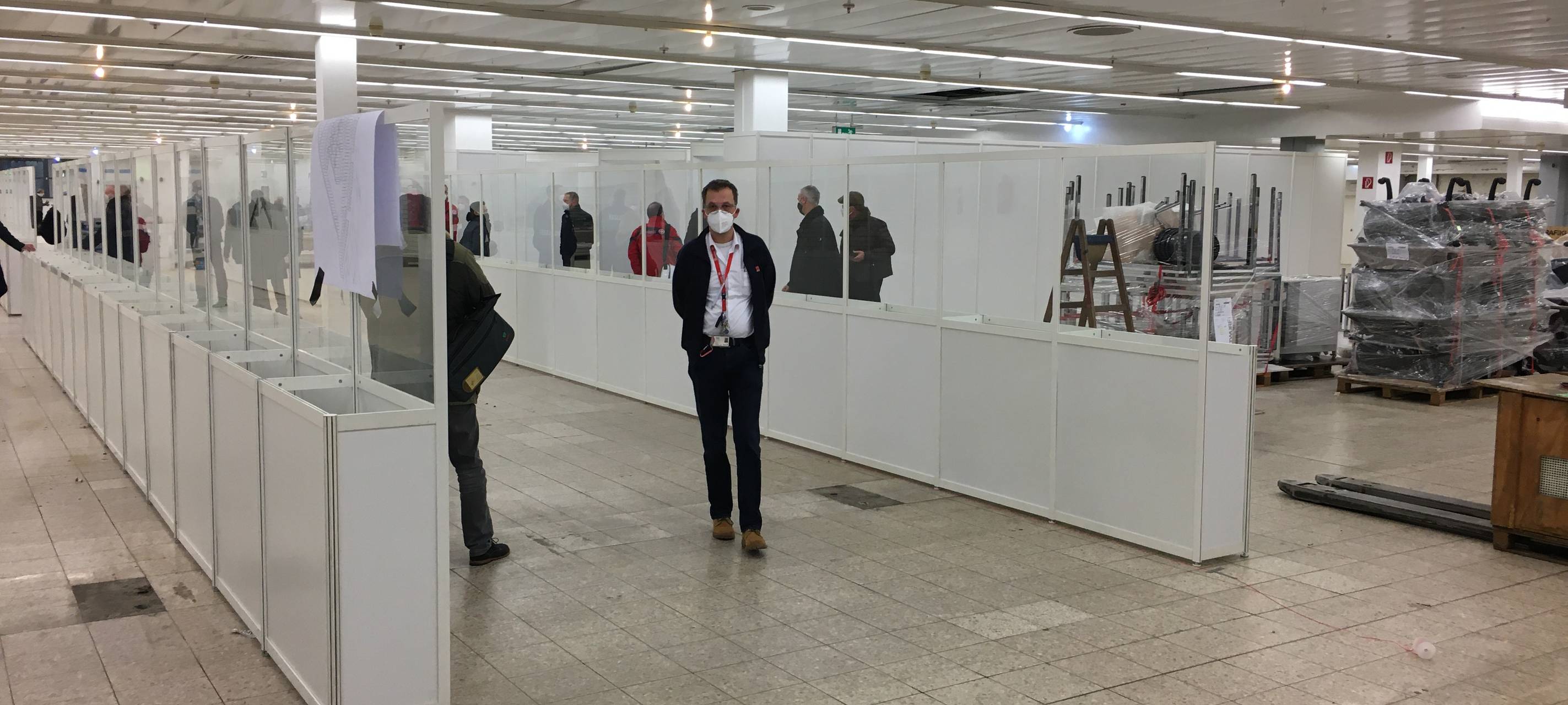 Hürth: Impfzentrum Ende der Woche fertig
