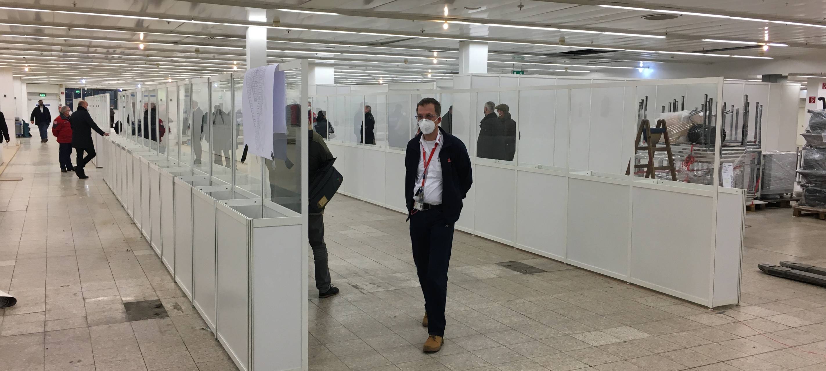Hürth: Impfzentrum Ende der Woche fertig