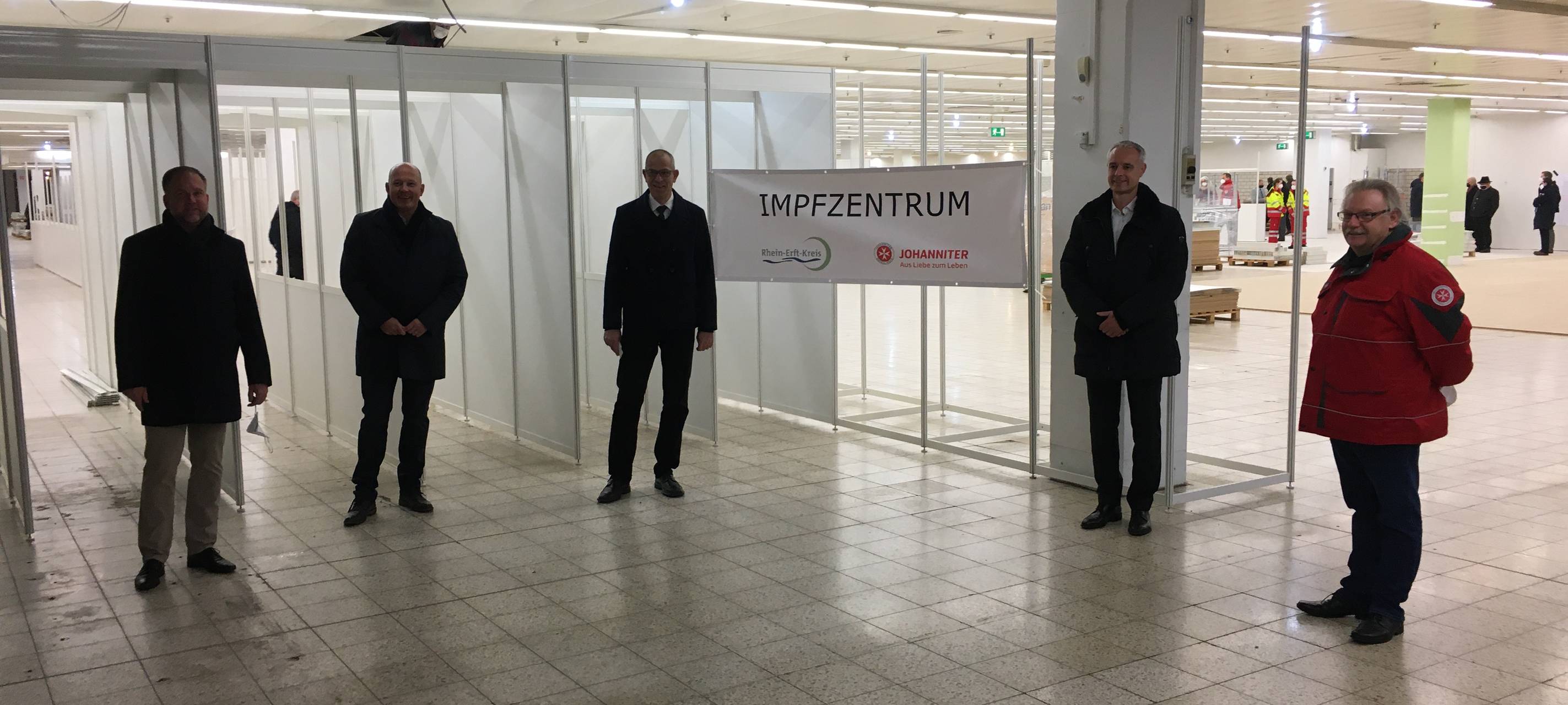 Hürth: Impfzentrum Ende der Woche fertig