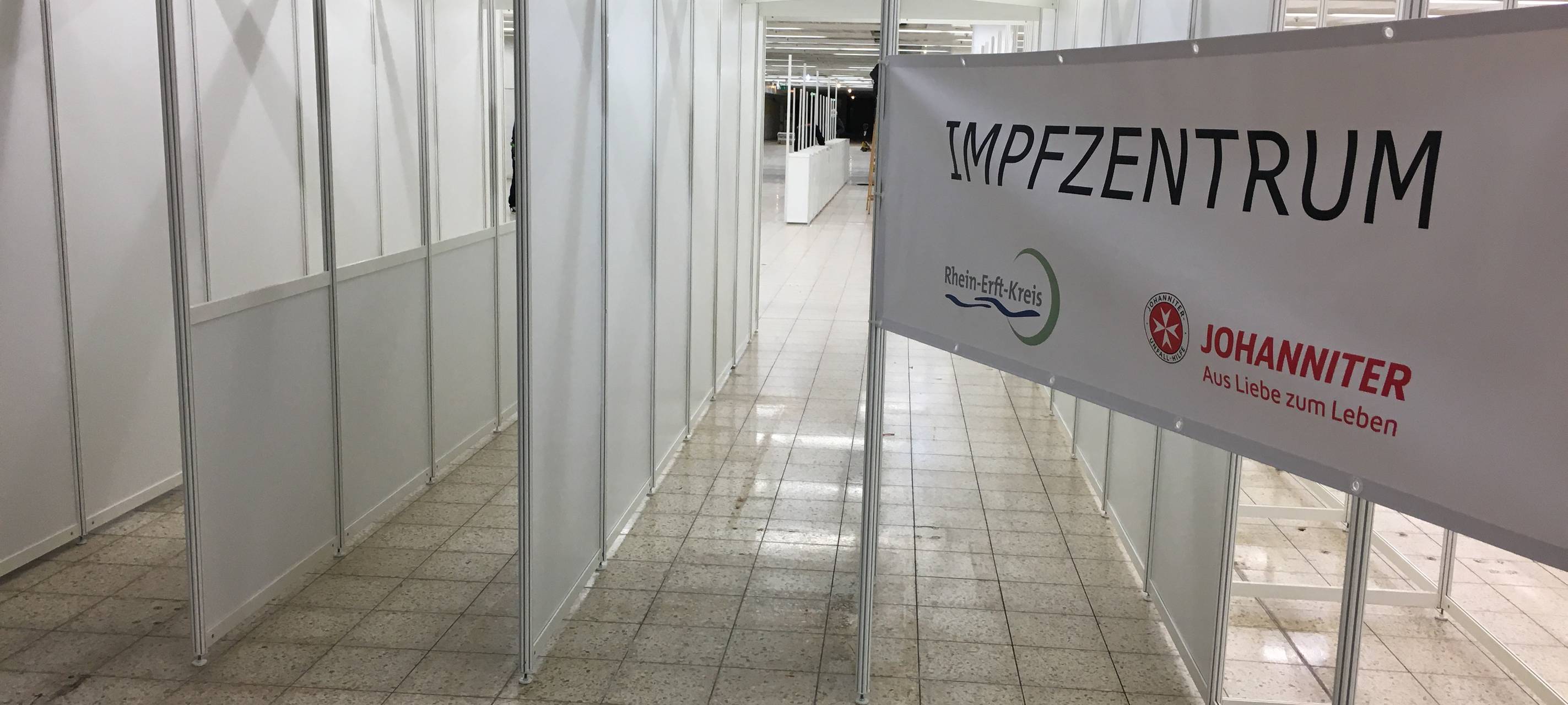 Hürth: Impfzentrum Ende der Woche fertig