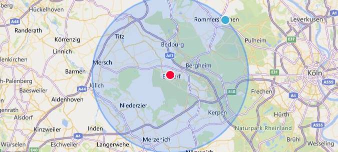 Wie weit sind 15 Kilometer?