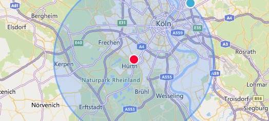 Wie weit sind 15 Kilometer?