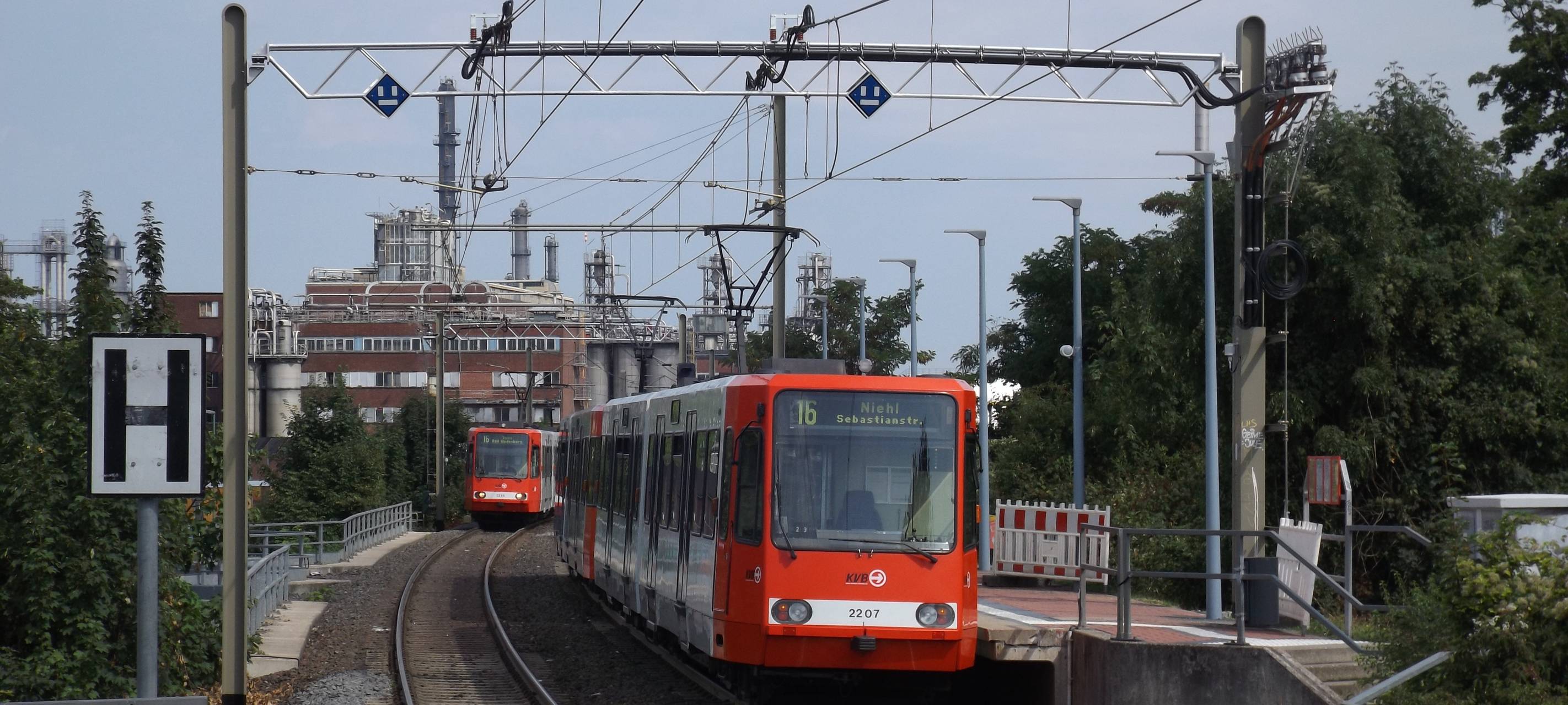 Sperrung der Stadtbahn-Linie 16 im Oktober