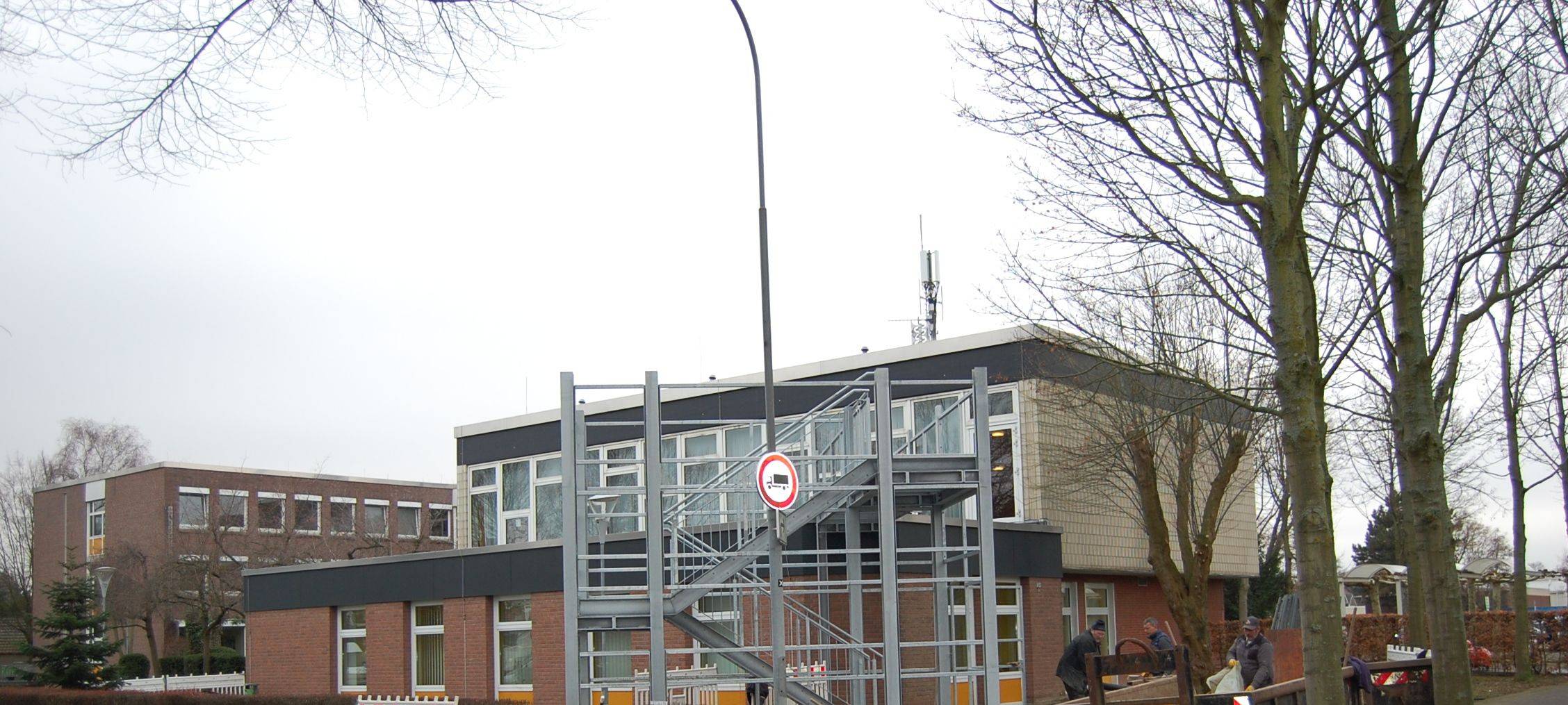 Fluchttreppe am Elsdorfer Rathaus