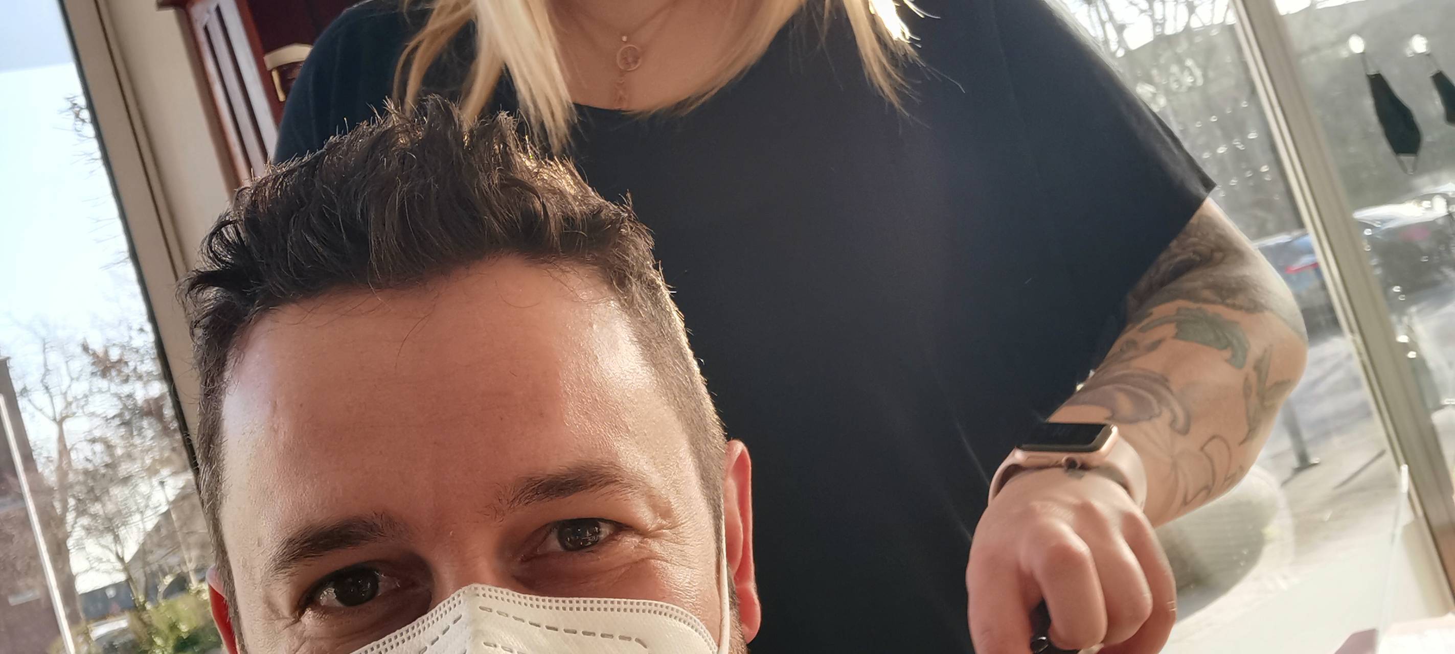 Radio Erft-Reporter beim Friseur