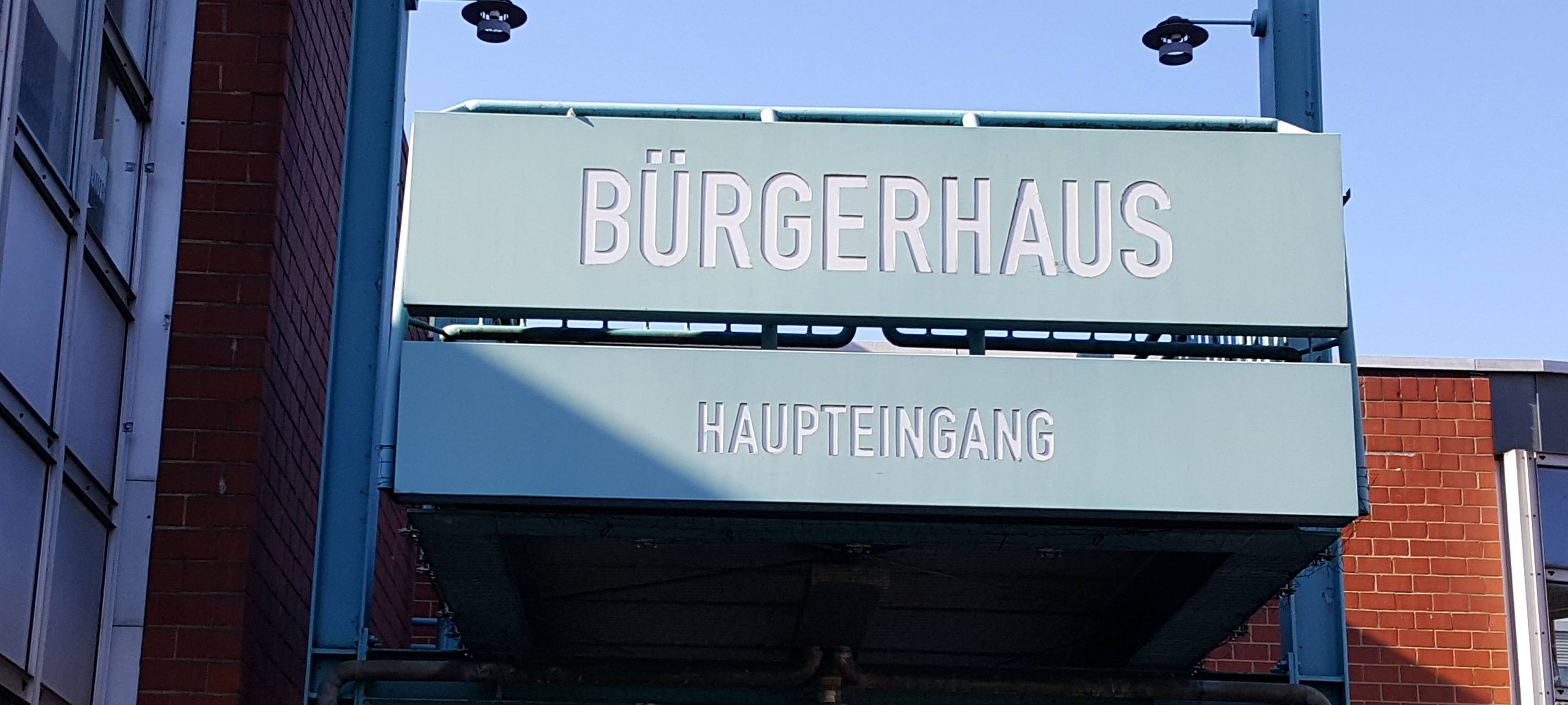 Baumaßnahme im Bürgerhaus