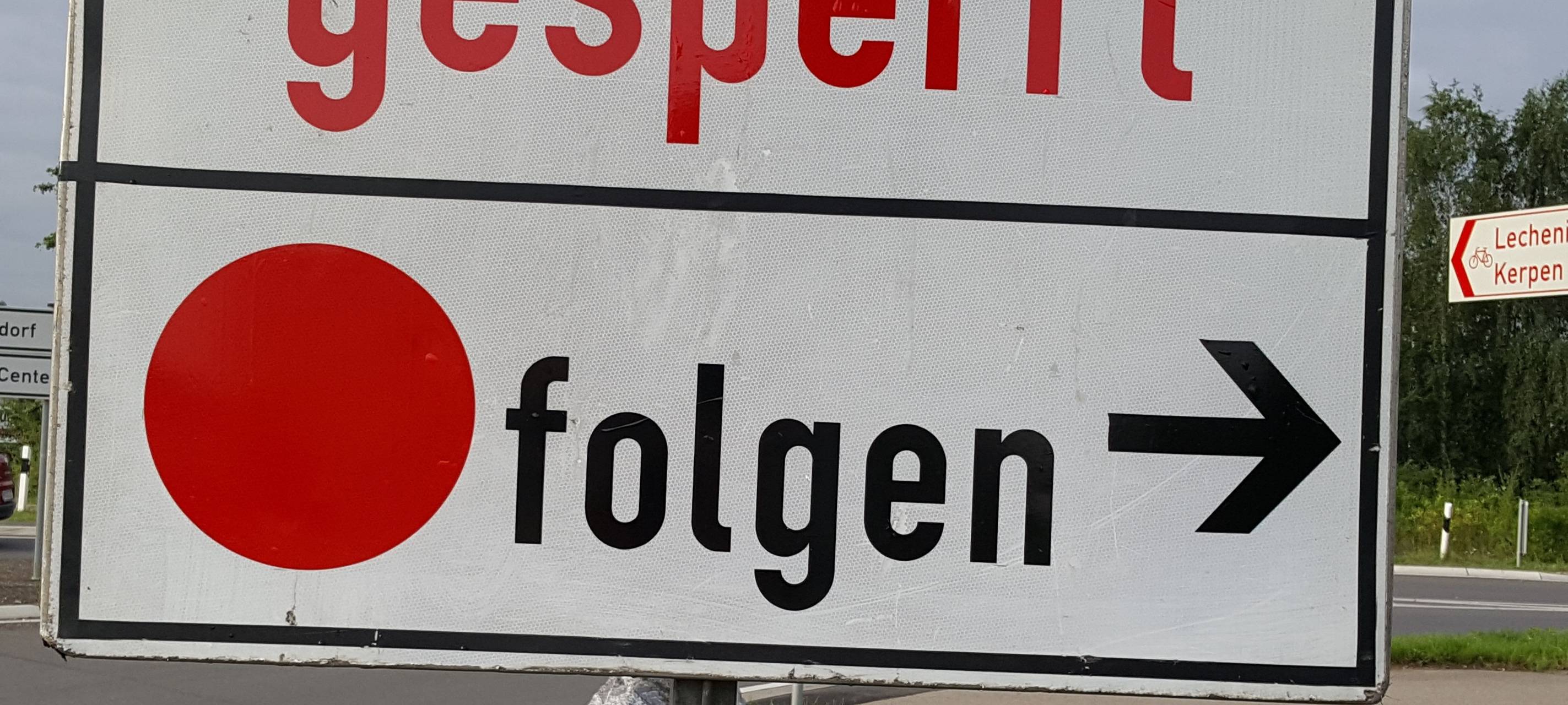 Rhein-Erft/Köln: A1 in Richtung Koblenz kurz gesperrt