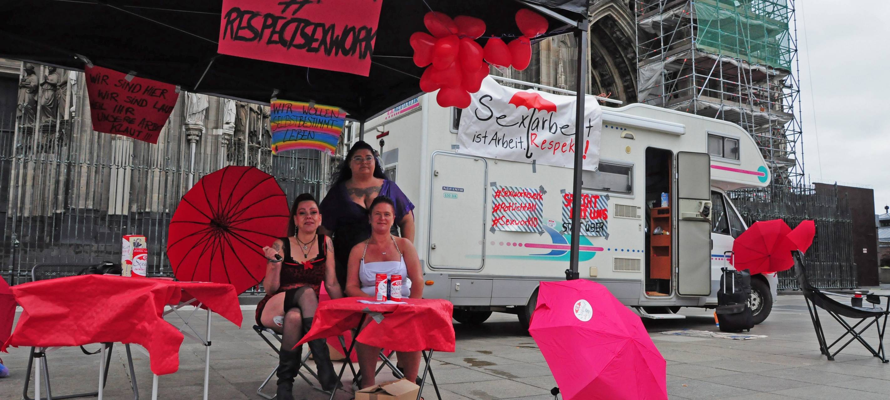 Köln: Prostituierte demonstrieren für Recht auf Sexarbeit