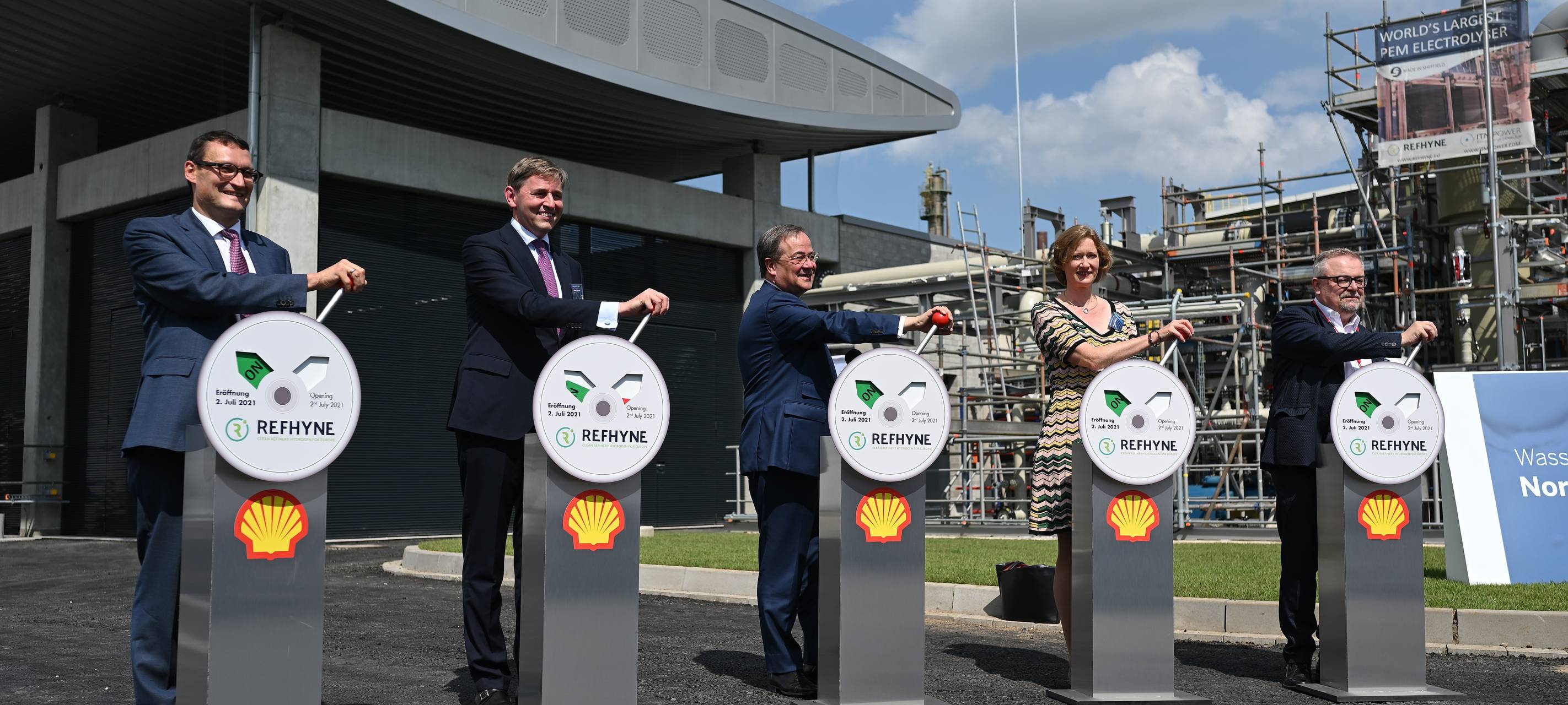 Wesseling/Köln: Industrie setzt auf grünen Wasserstoff