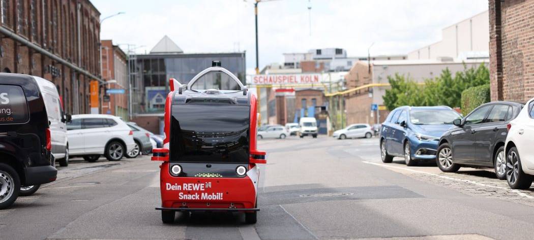 Köln: Rollender Kiosk fährt autonom durch Köln