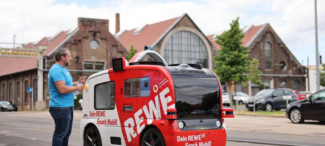 Köln: Rollender Kiosk fährt autonom durch Köln