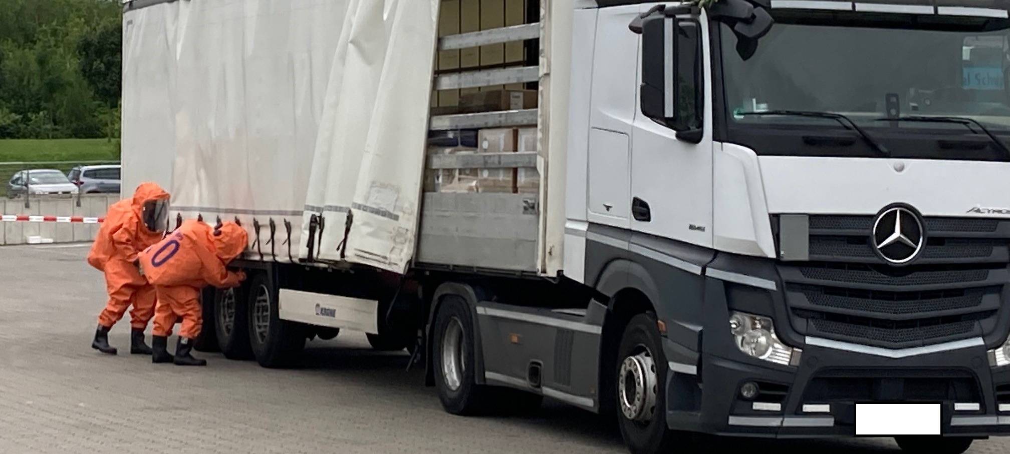 Kerpen: Gefahrgut ausgelaufen