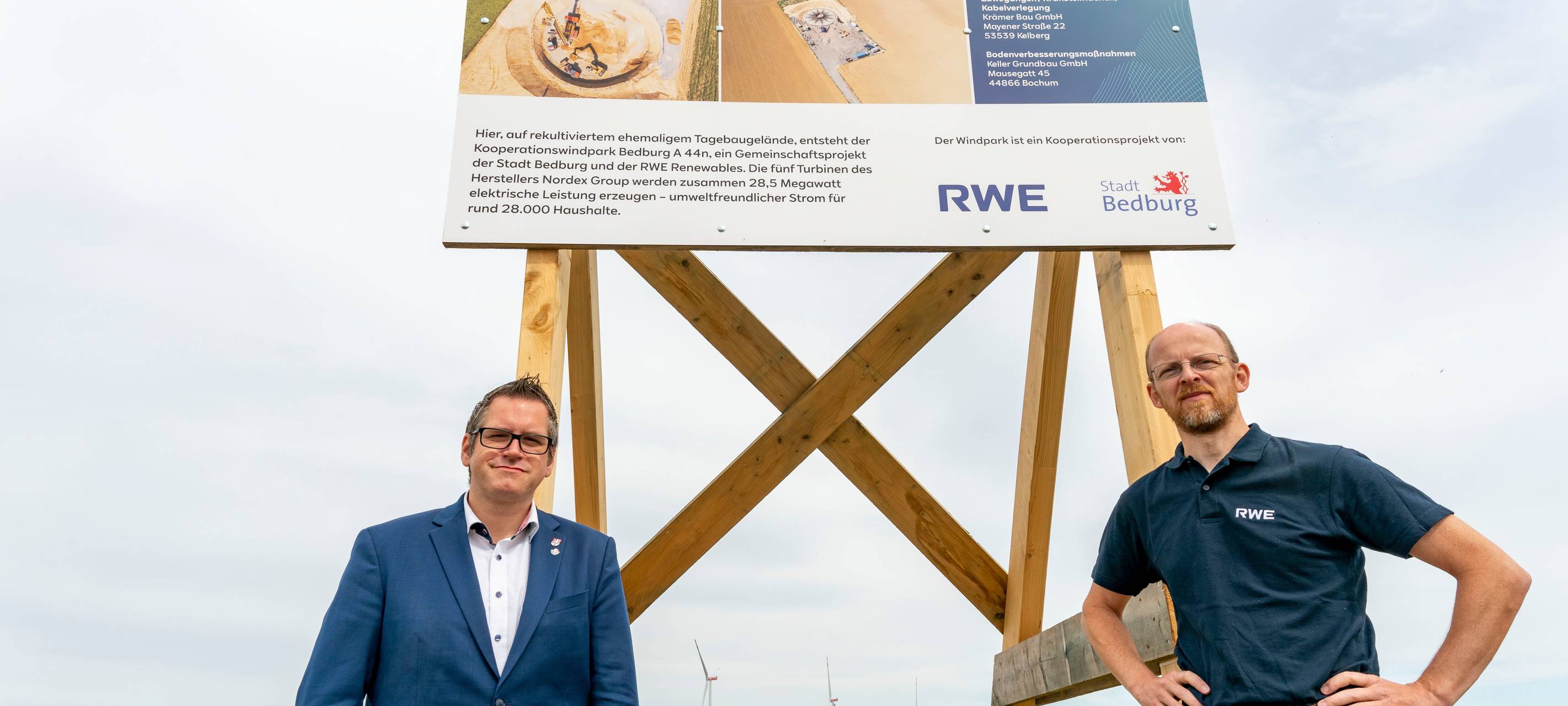 Bedburg: Arbeiten für neuen Windpark A 44n haben begonnen