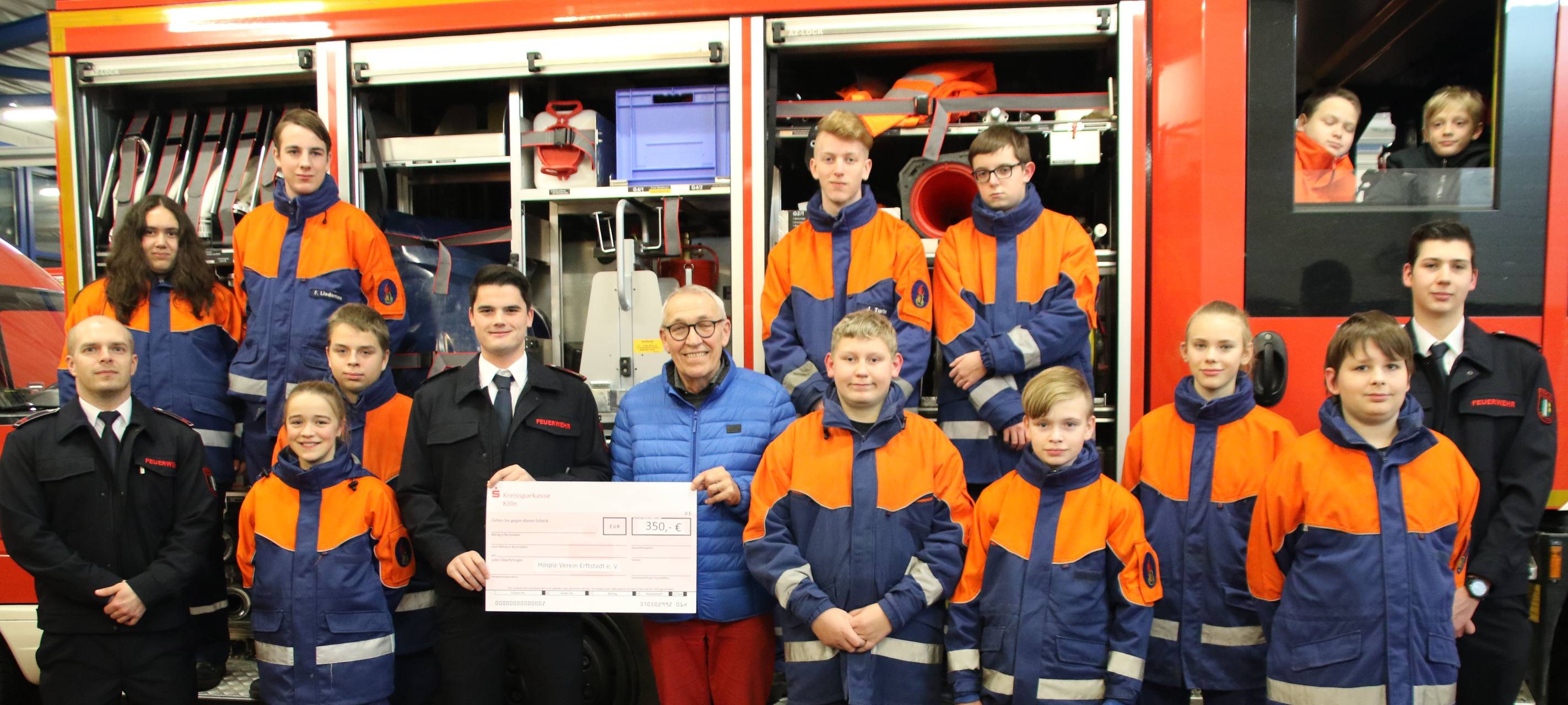 Jugendfeuerwehr spendet ans Hospiz