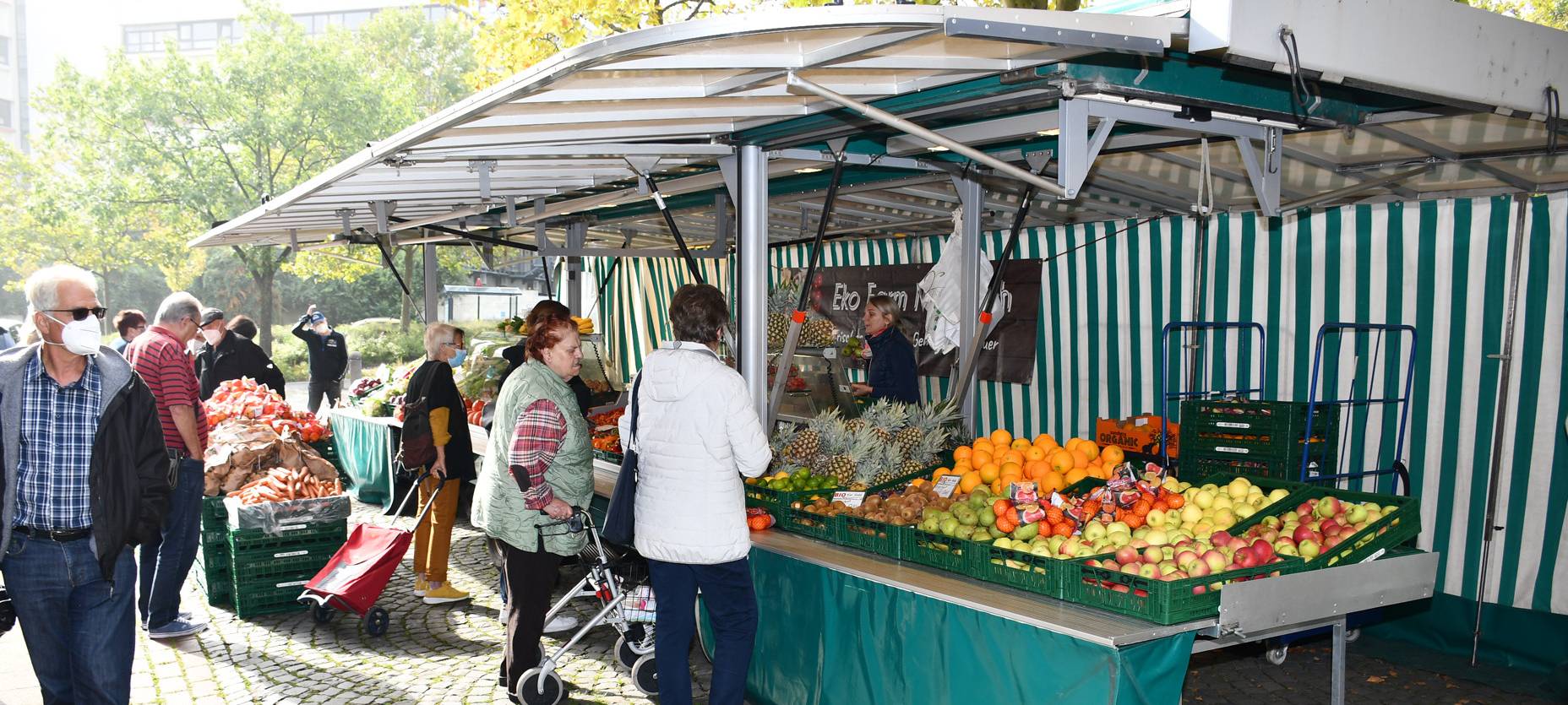 Hürth: Neuer Wochenmarkt gestartet