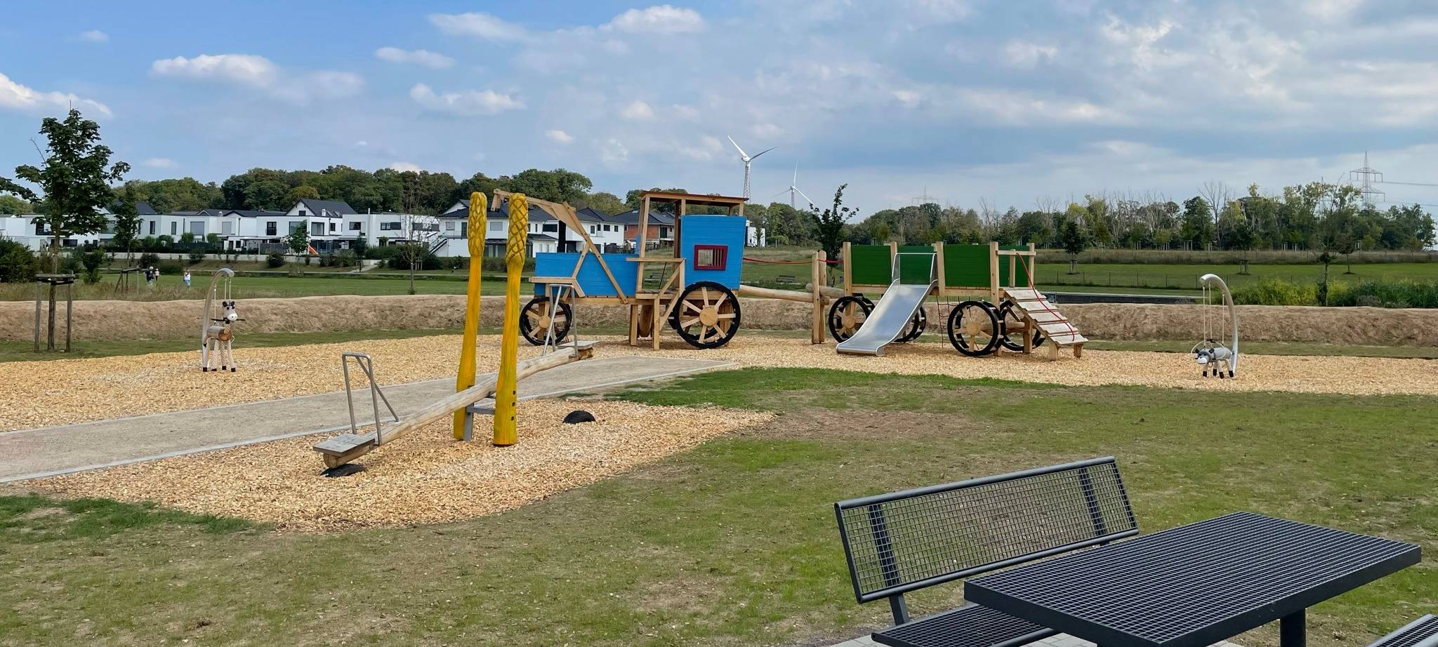 Wesseling: Vandalismus am neuen Bauernhof-Spielplatz