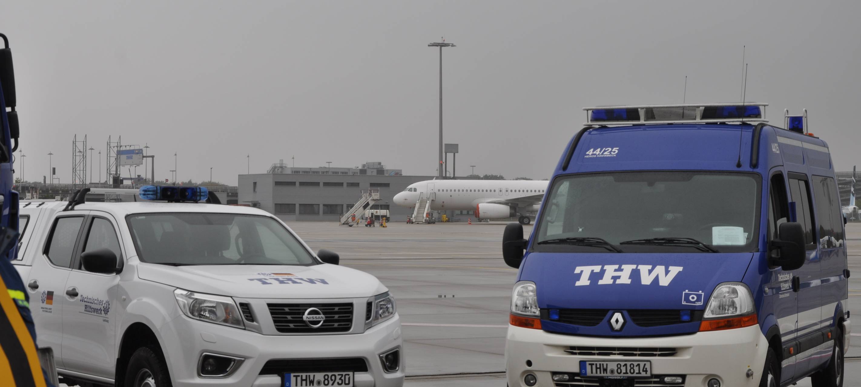 Köln: Kooperation zwischen Flughafen und THW
