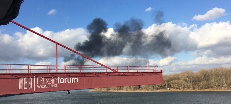 Erhöhte Fackeltätigkeit nach Brand bei LyondellBasell