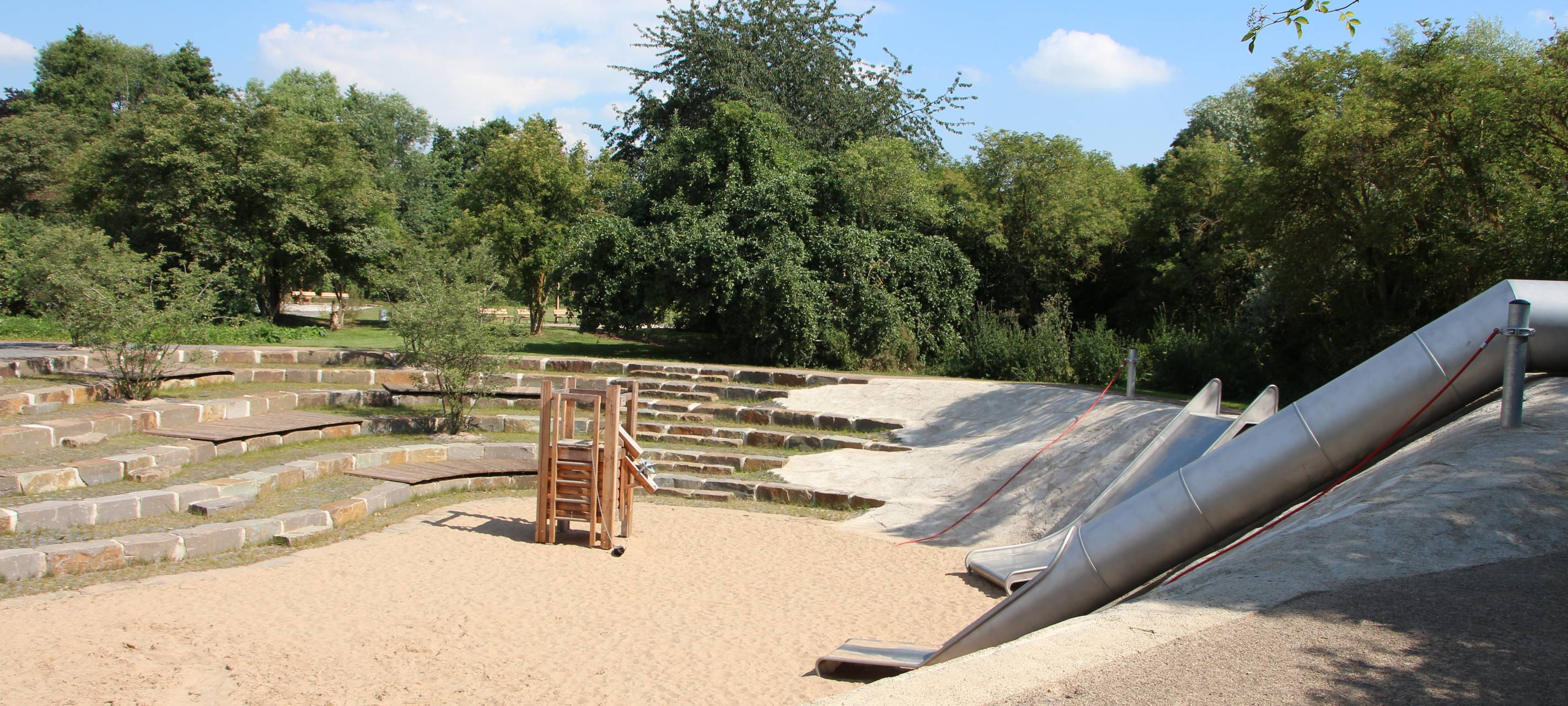 Spielplatz noch nicht fertig