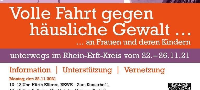 Rhein-Erft: Volle Fahrt gegen häusliche Gewalt