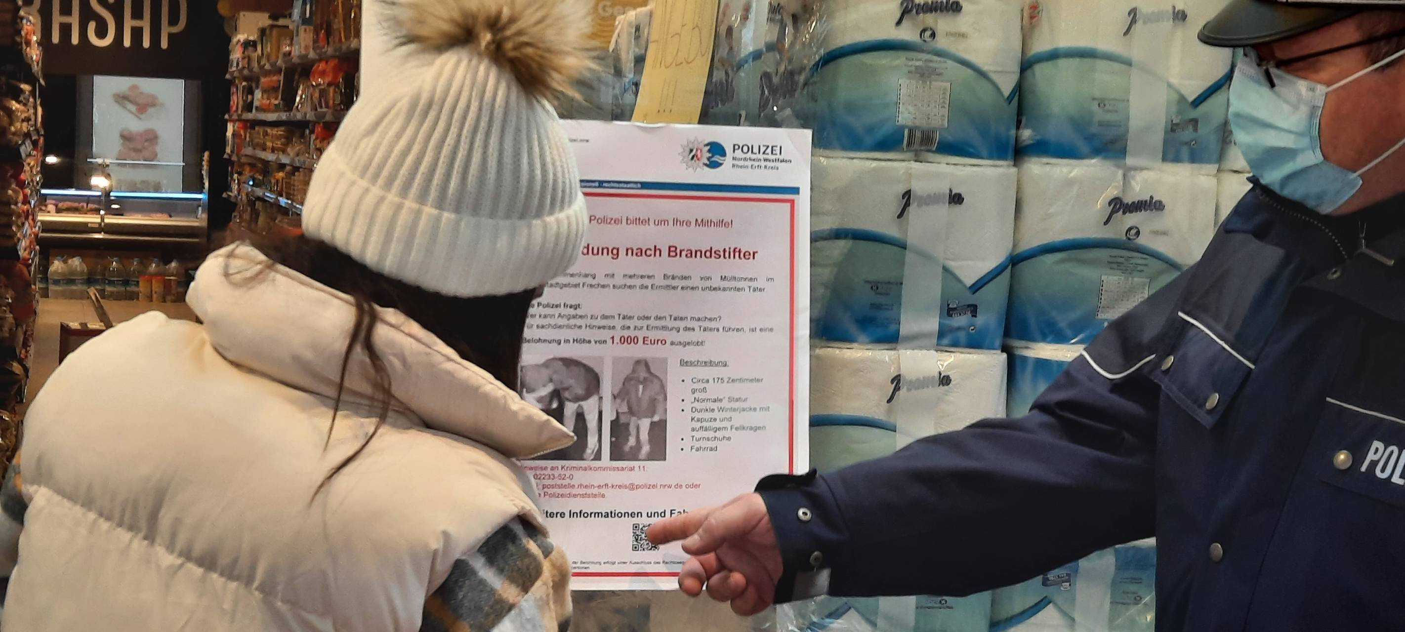 Frechen: Polizei sucht Brandstifter mit Plakaten und Video