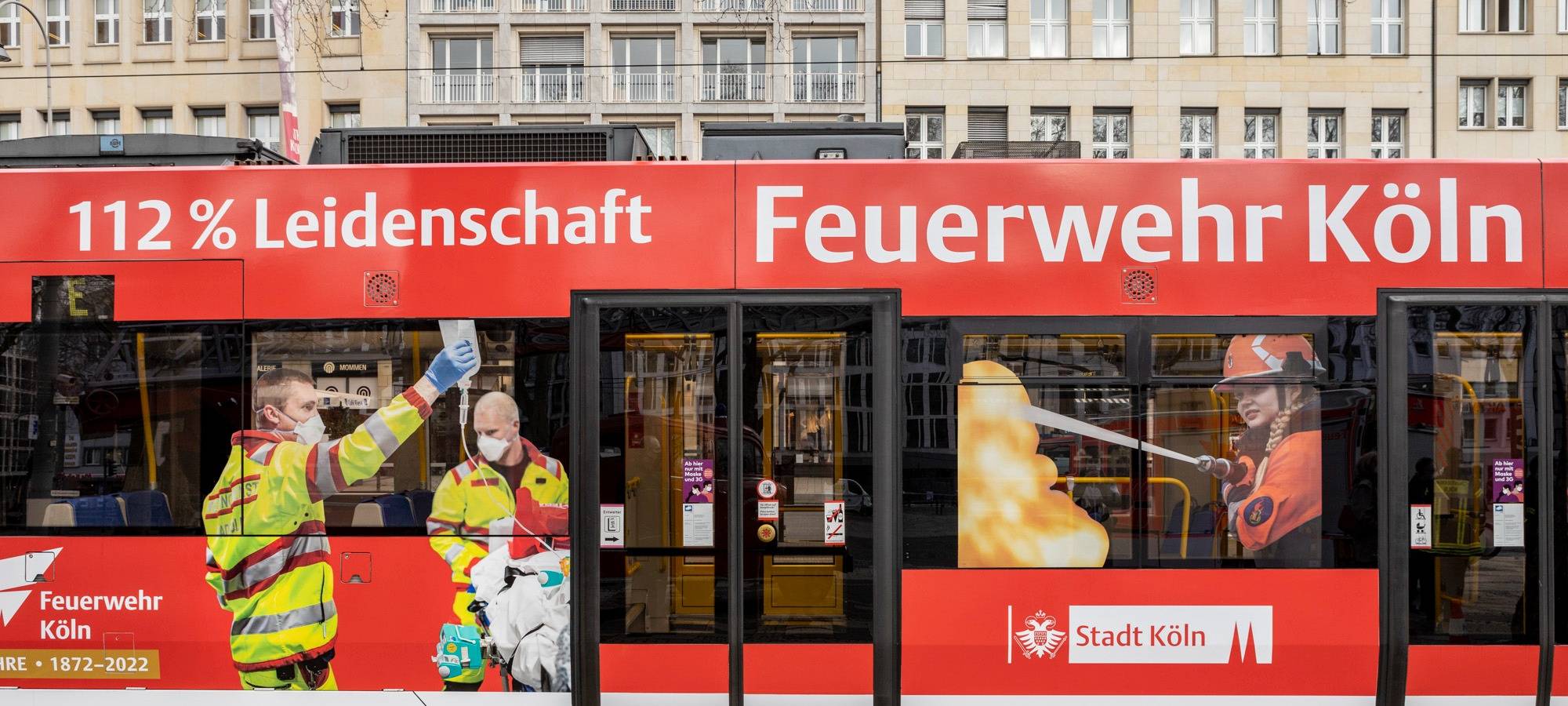 Köln: Feuerwehr bekommt Stadtbahn zum Jubiläum "geschenkt"