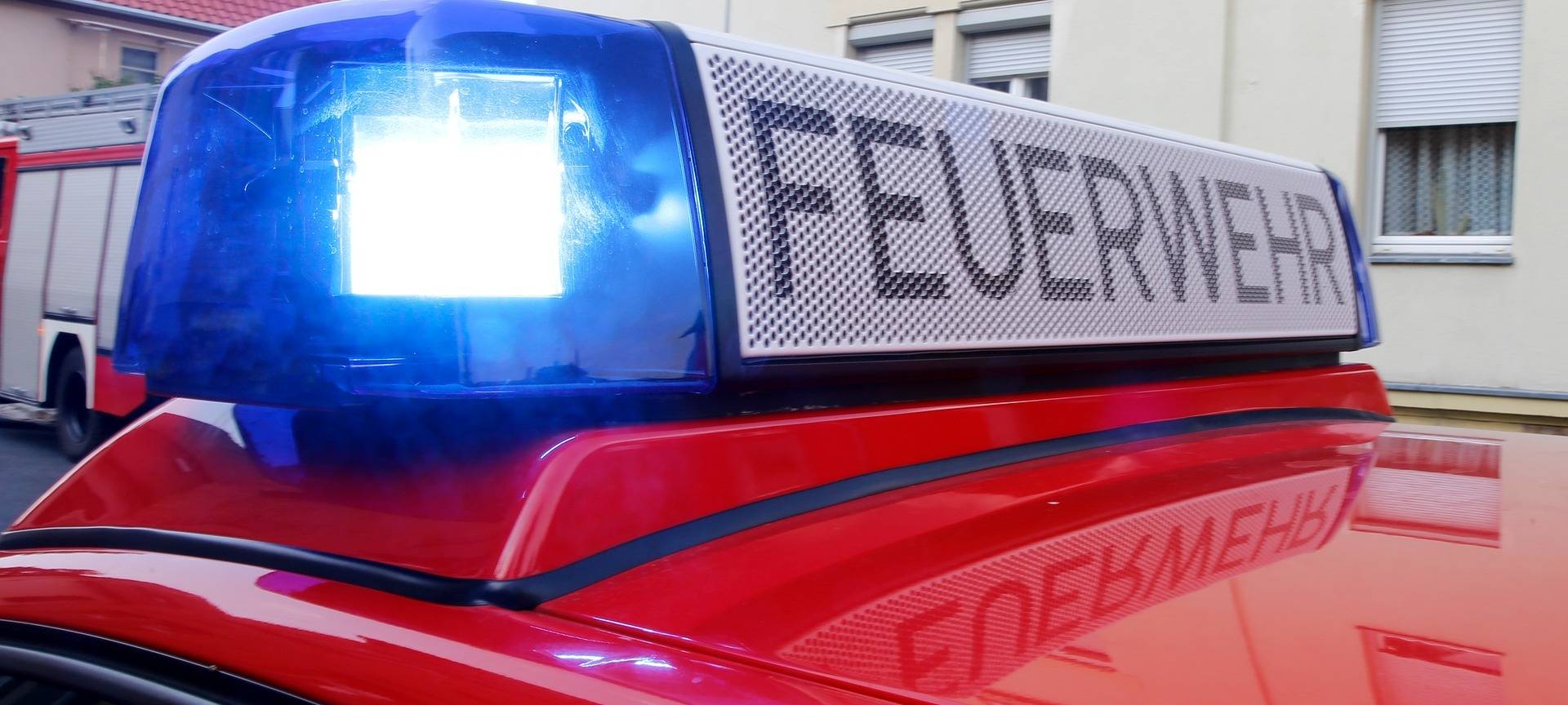 Viel Blaulicht in Wesseling