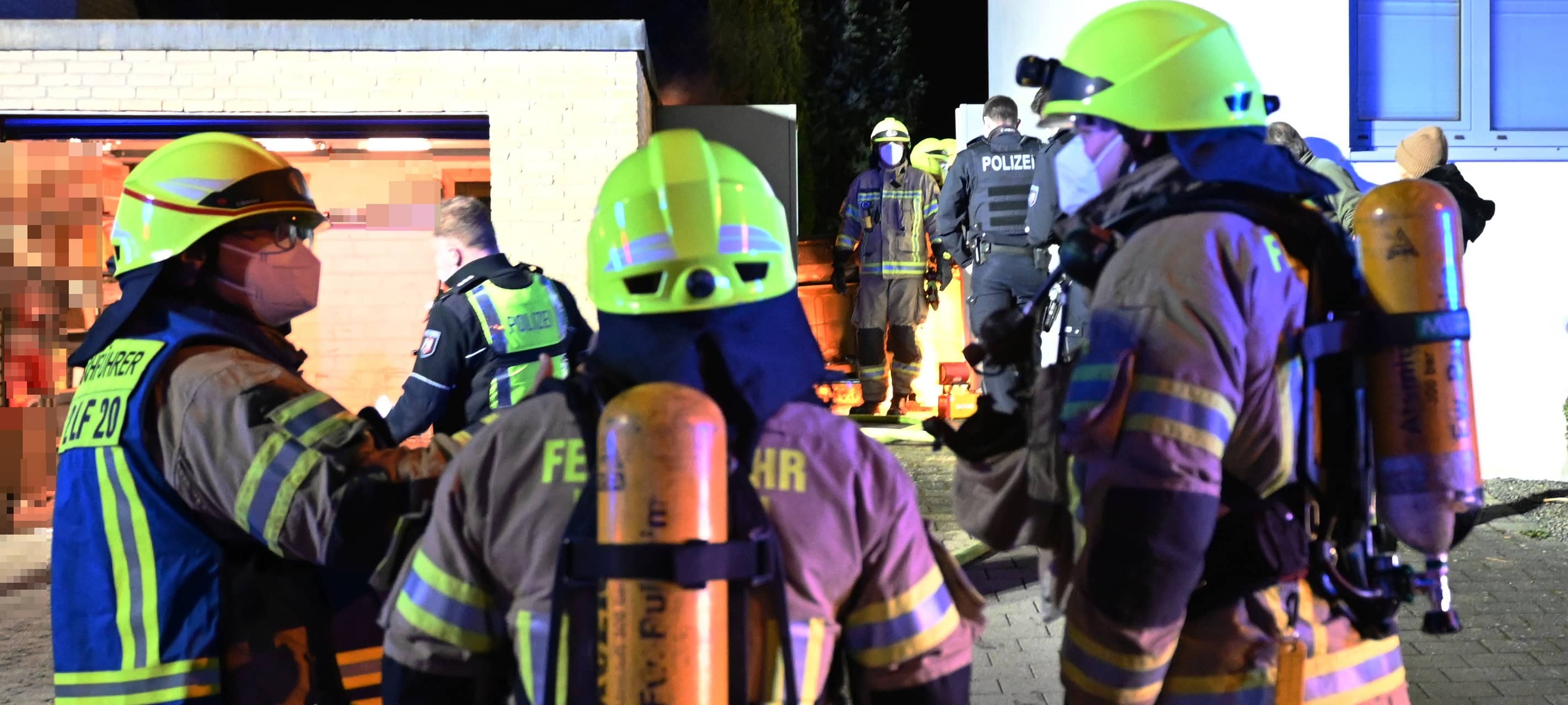 Pulheim/Brühl/Hürth: Feuer und Unfall am Samstagabend