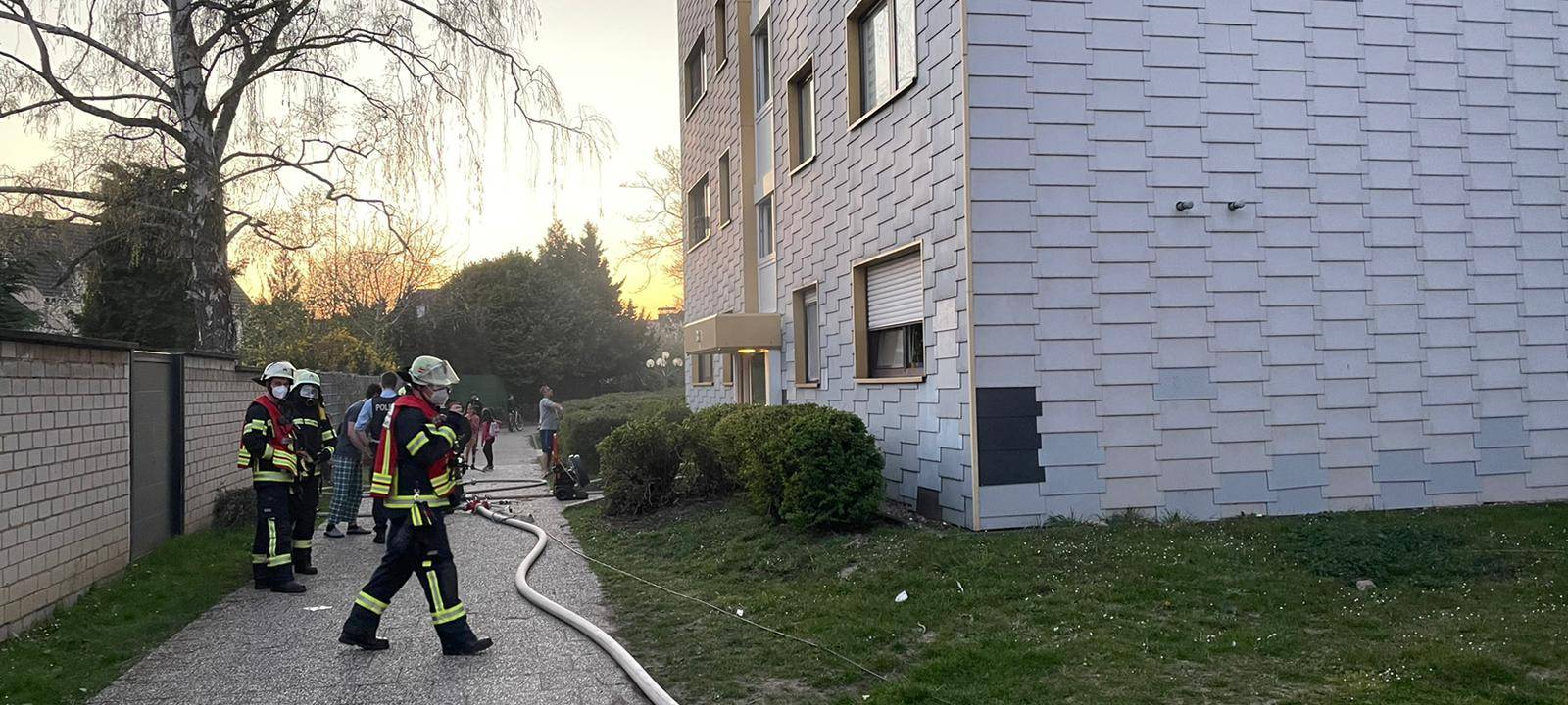 Bergheim: Vier Menschen bei Küchenbrand verletzt